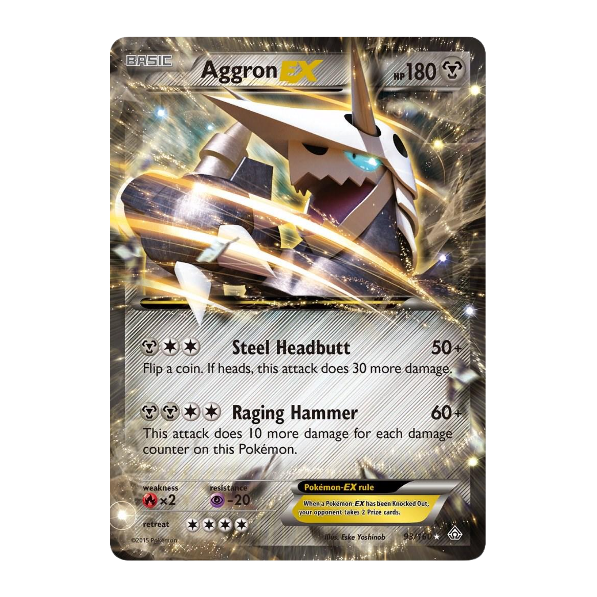 Aggron EX PRC 93 - NM Español