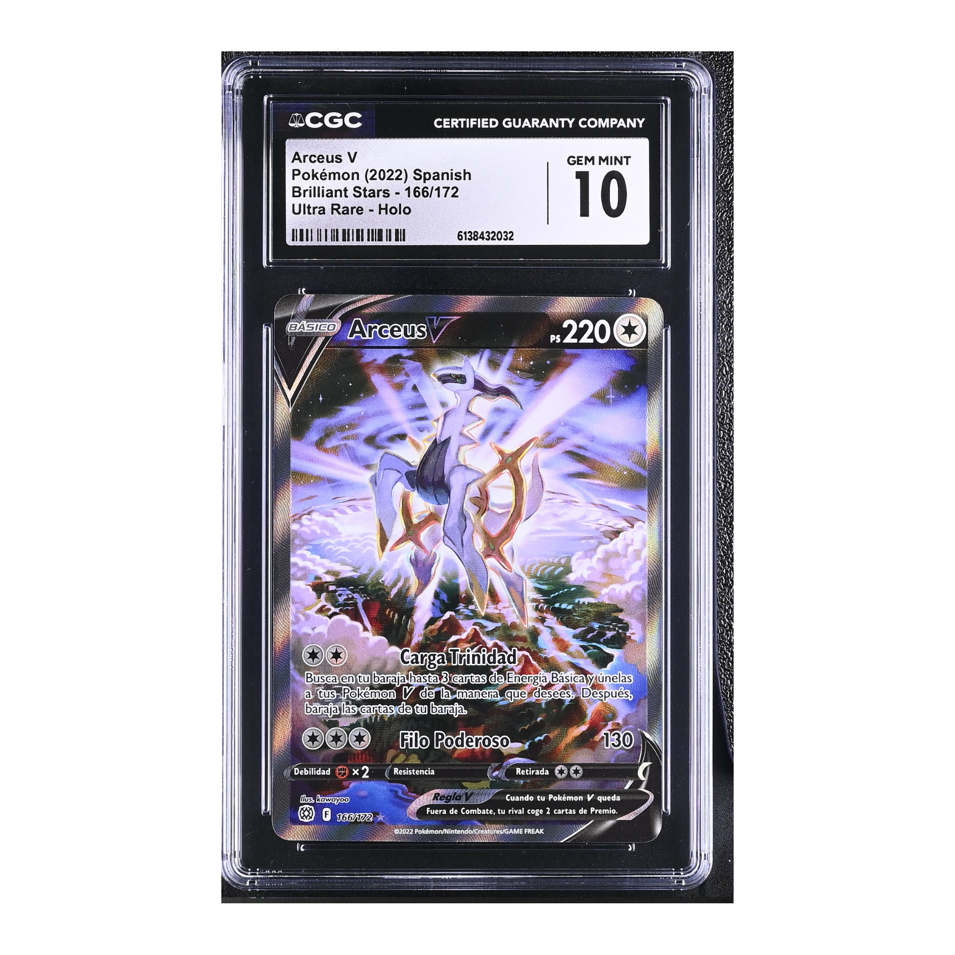 Arceus V (2022) Astros Brillantes - CGC 10