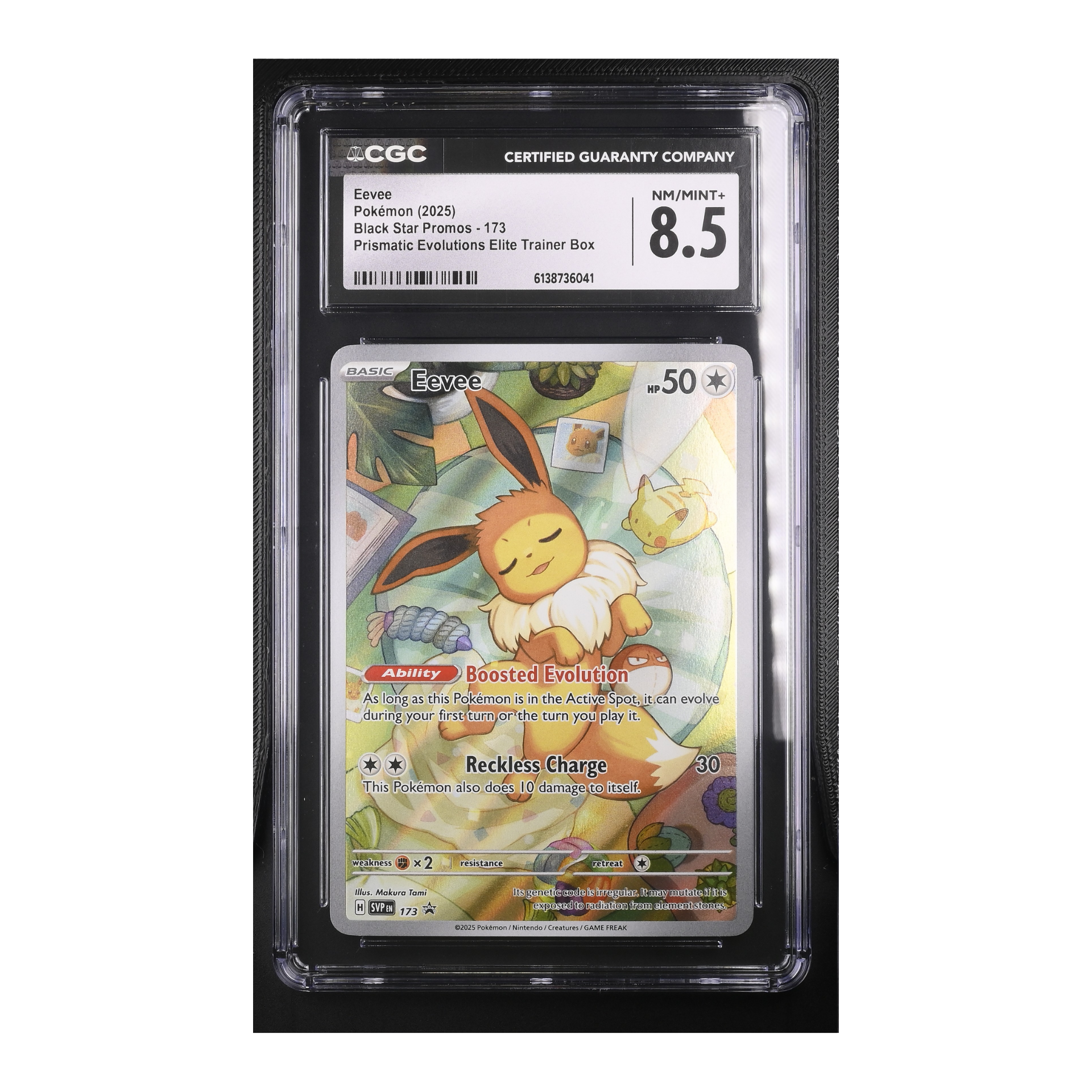 Eevee (2025) Black Star Promos 173 - CGC 8.5