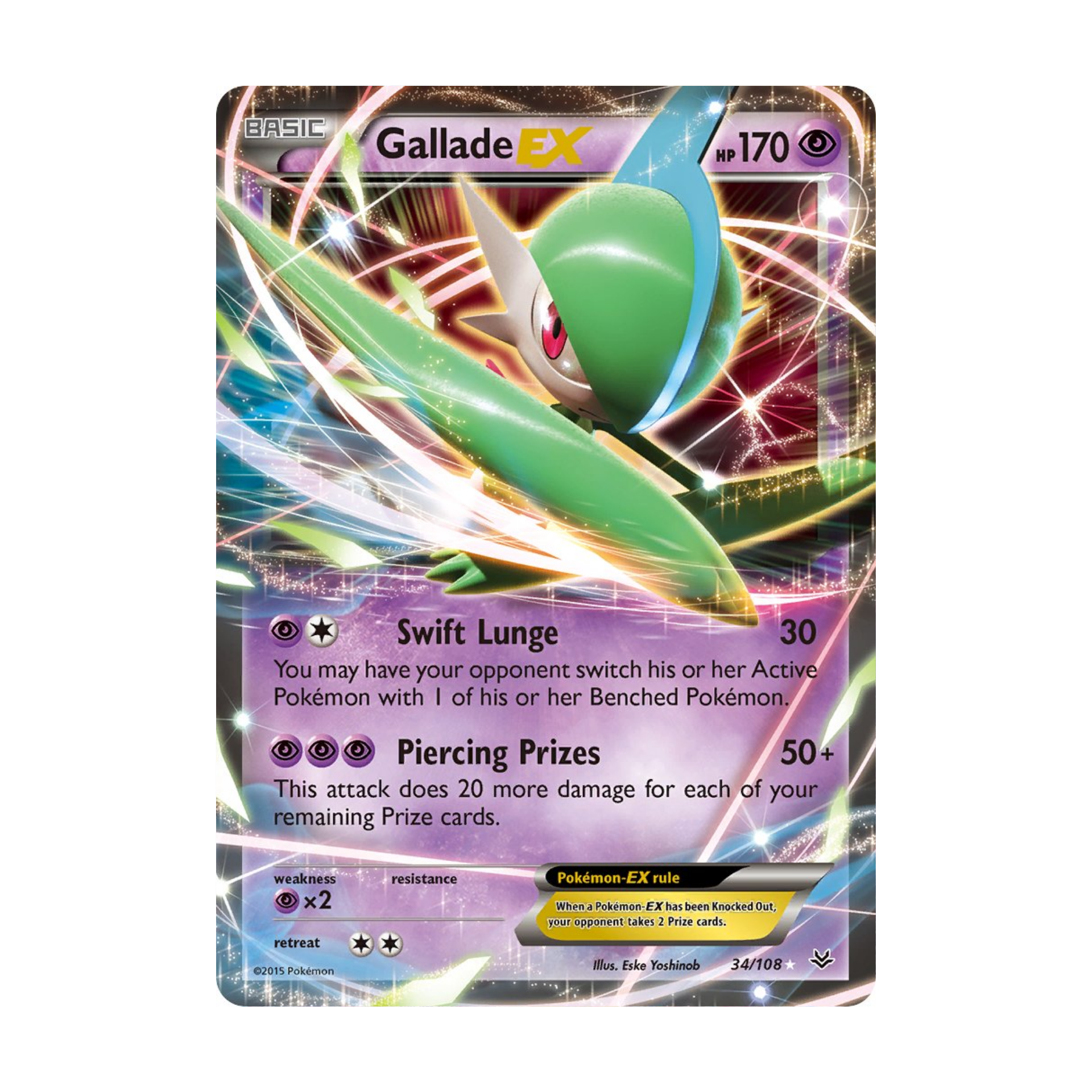 Gallade EX ROS 34 - NM Inglés