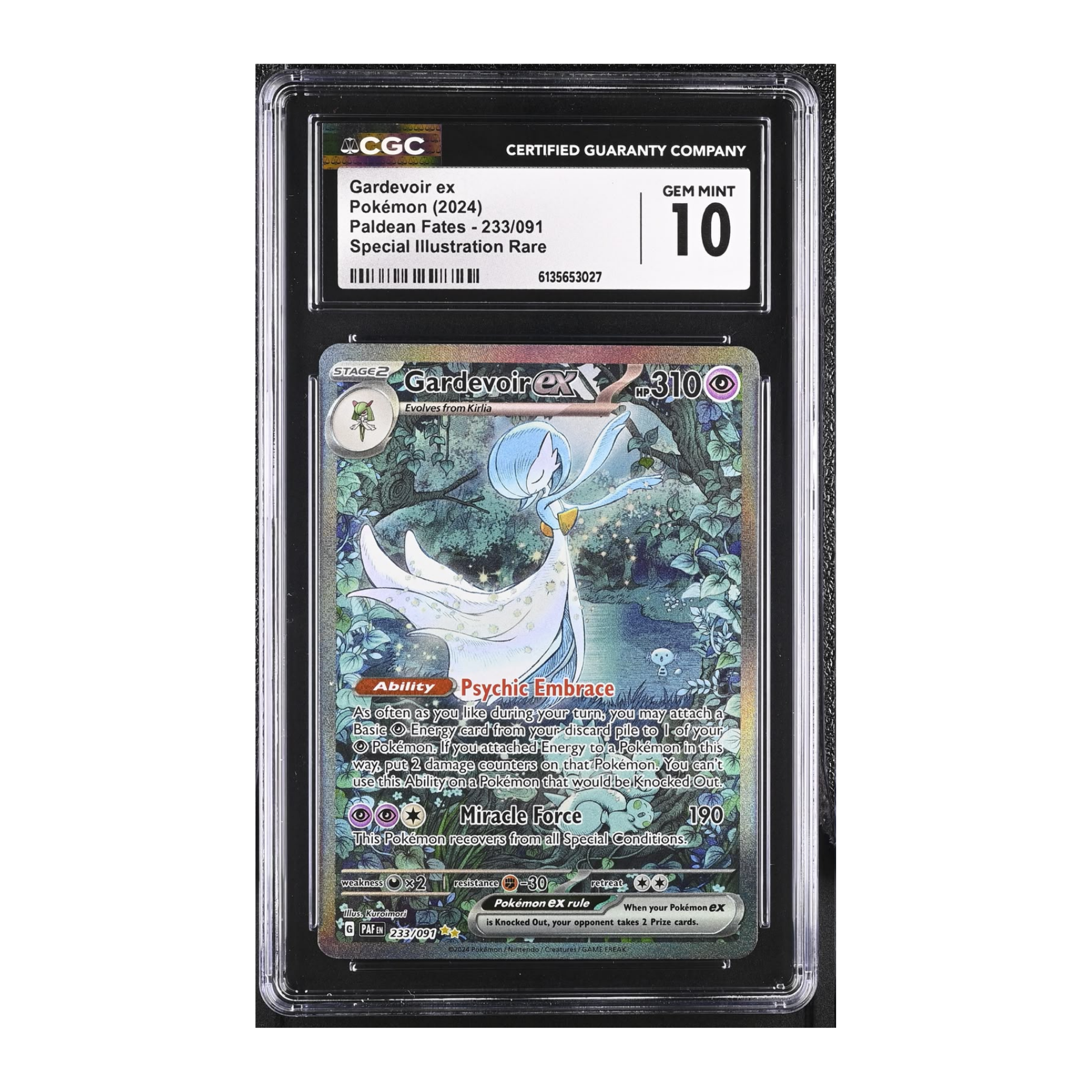 Gardevoir EX (2024) Paldean Fates - CGC 10