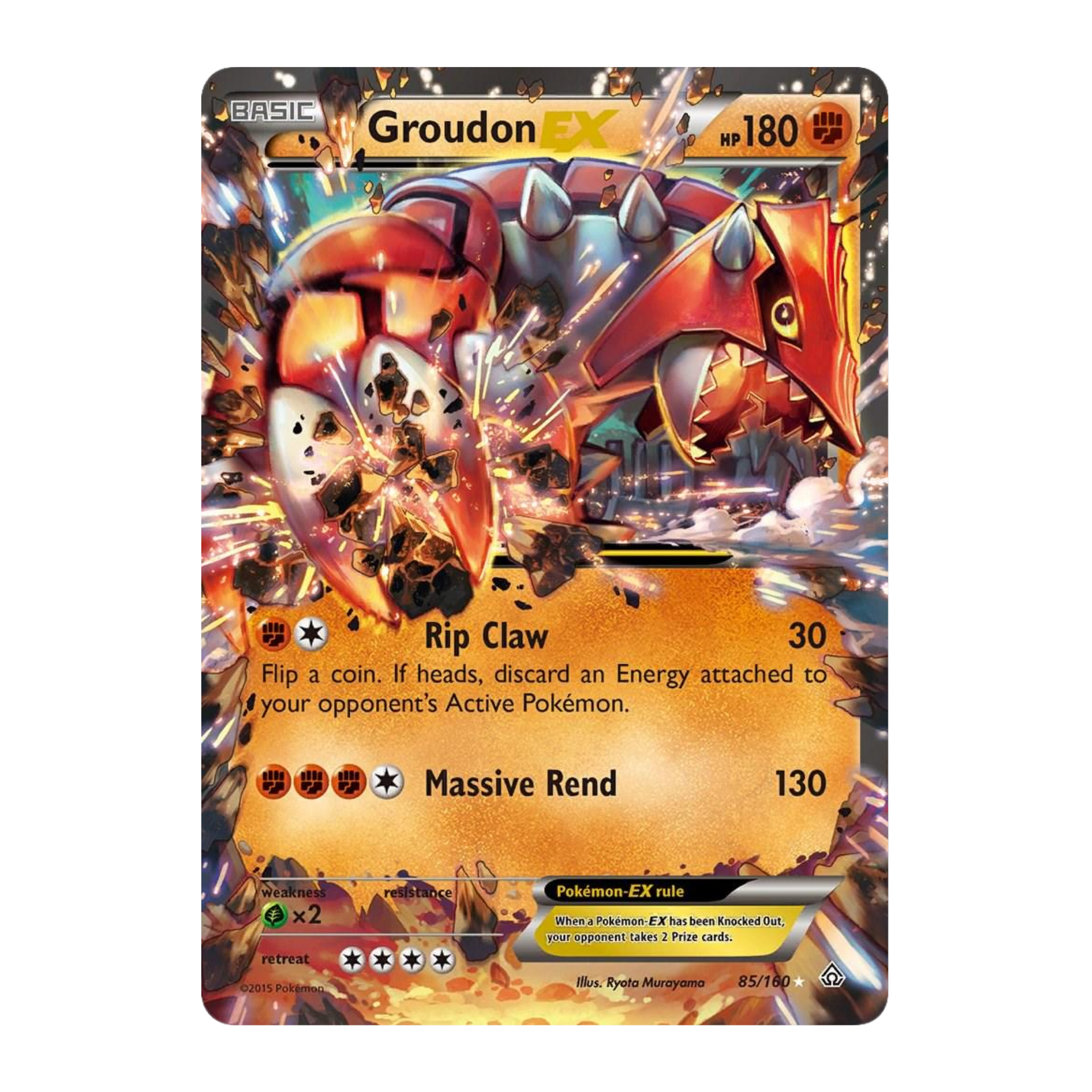 Groudon EX PRC 85 - EX Español