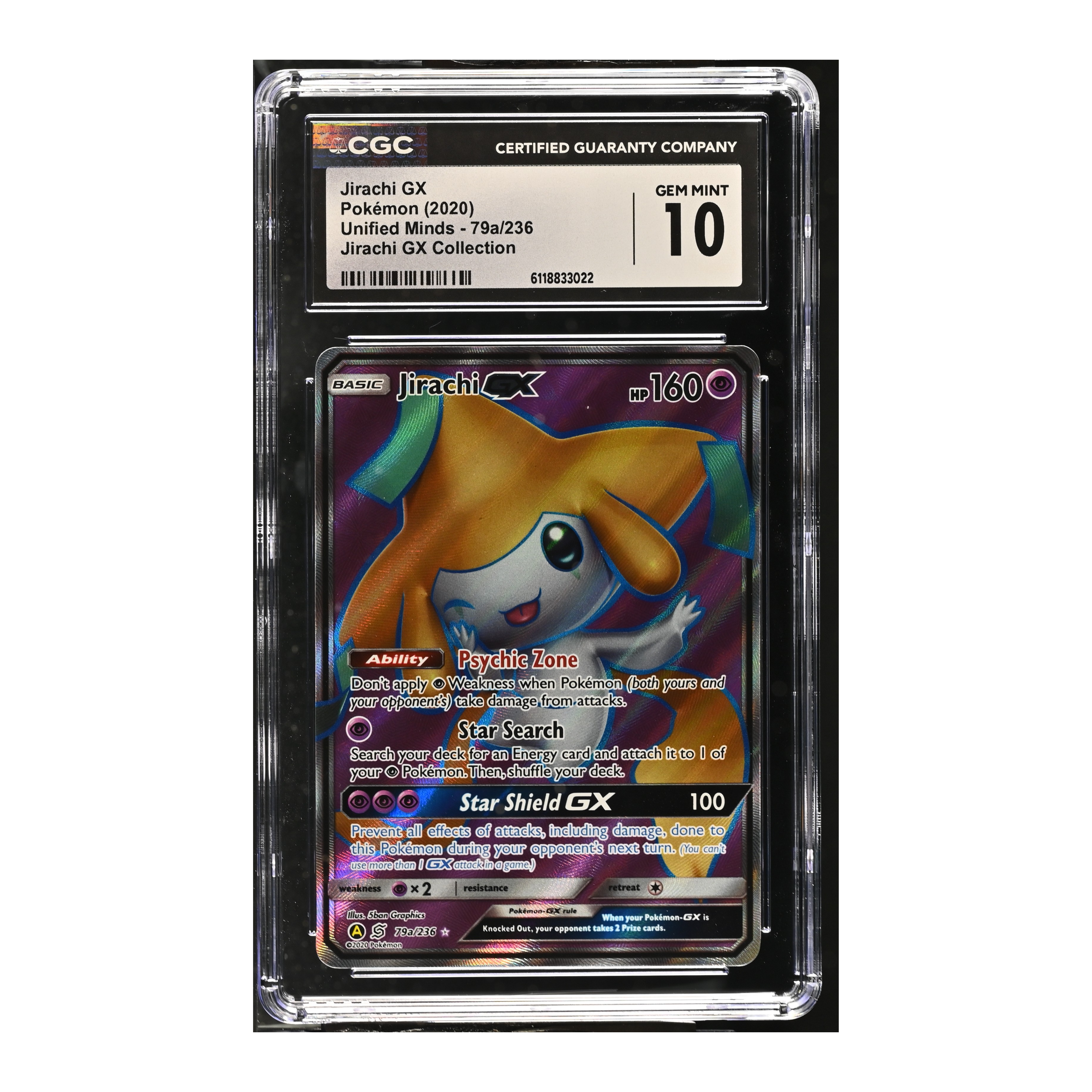 Jirachi GX (2020) Unified Minds - CGC 10
