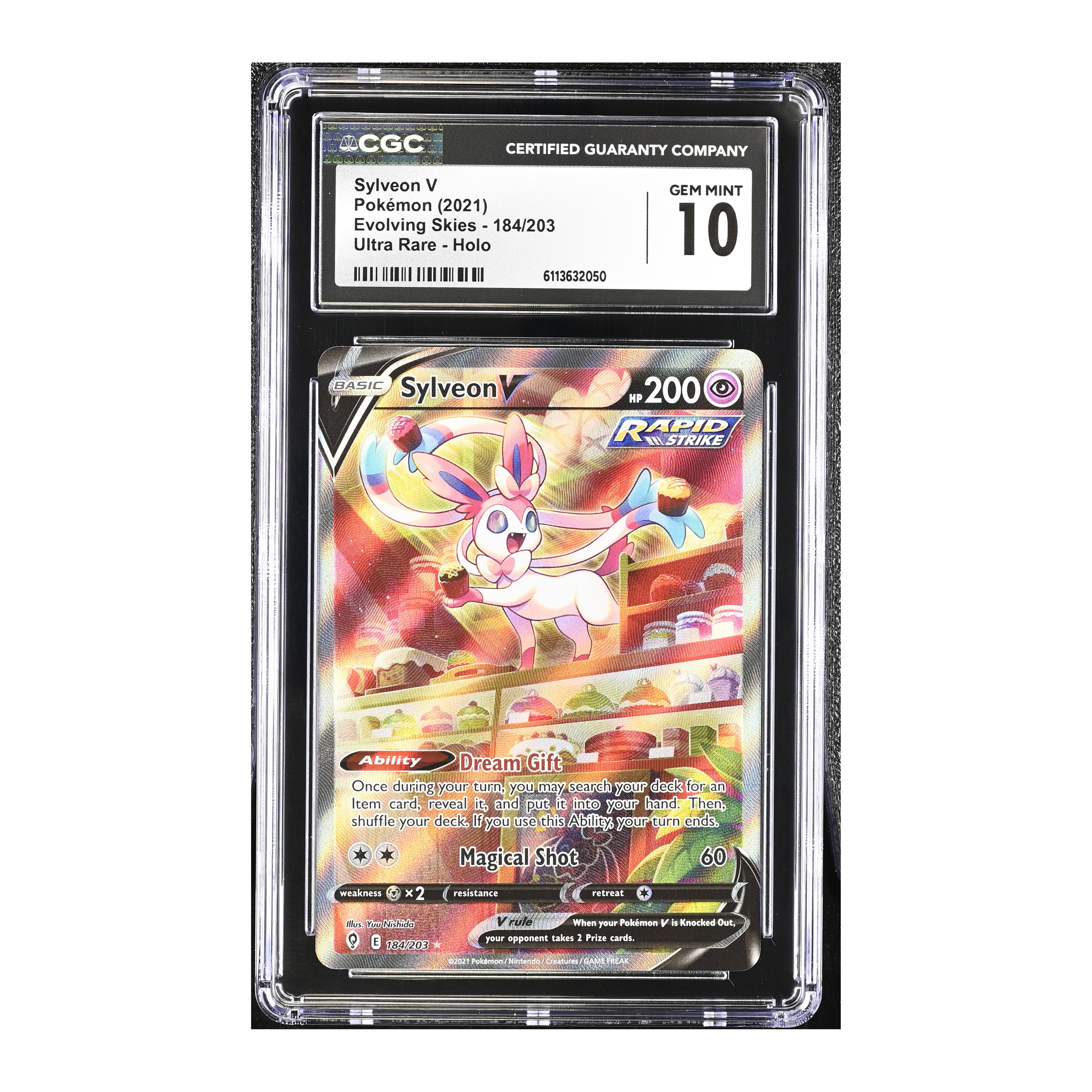 Sylveon V (2021) Evolving Skies - CGC 10