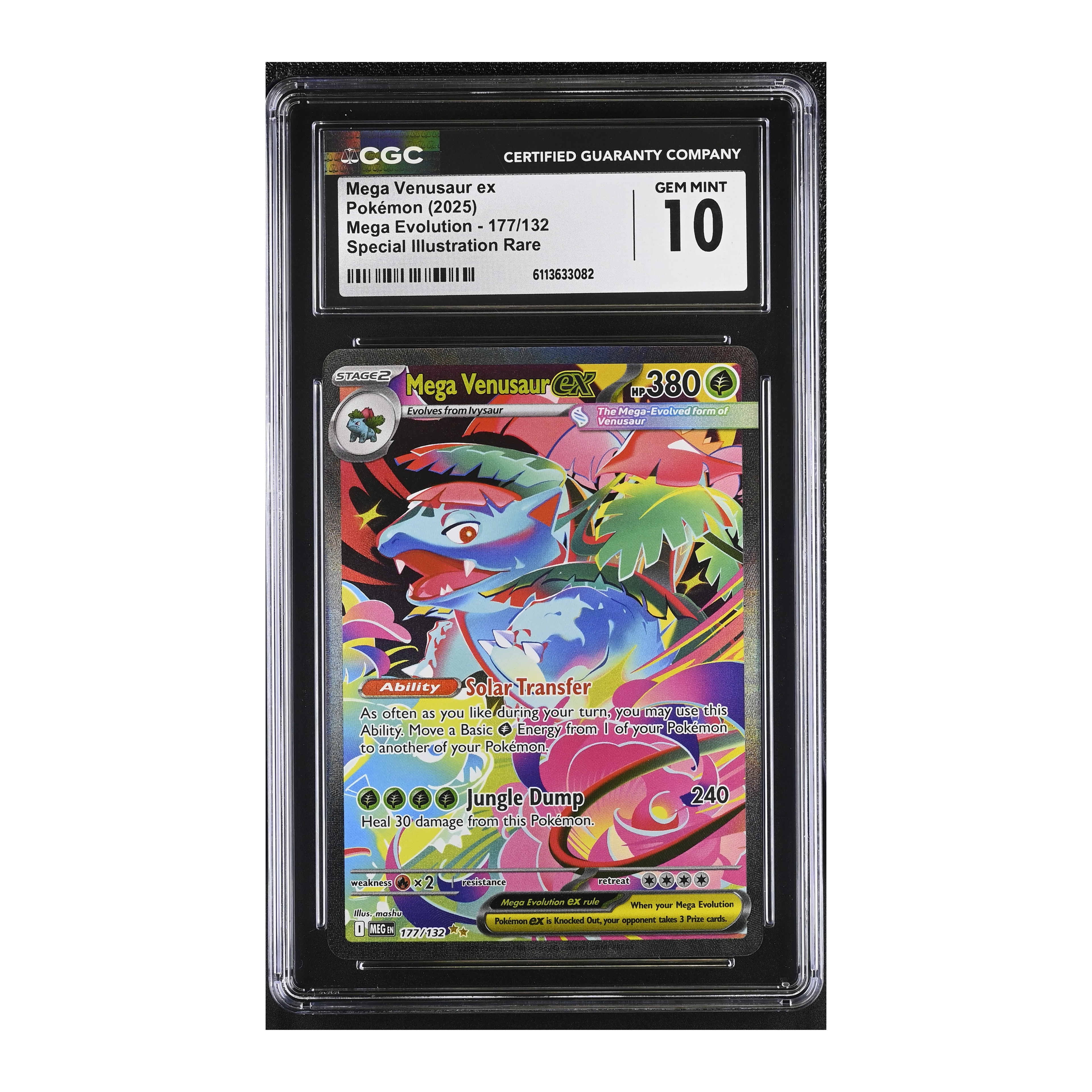 Mega Venusaur EX (2025) Mega Evolution - CGC 10