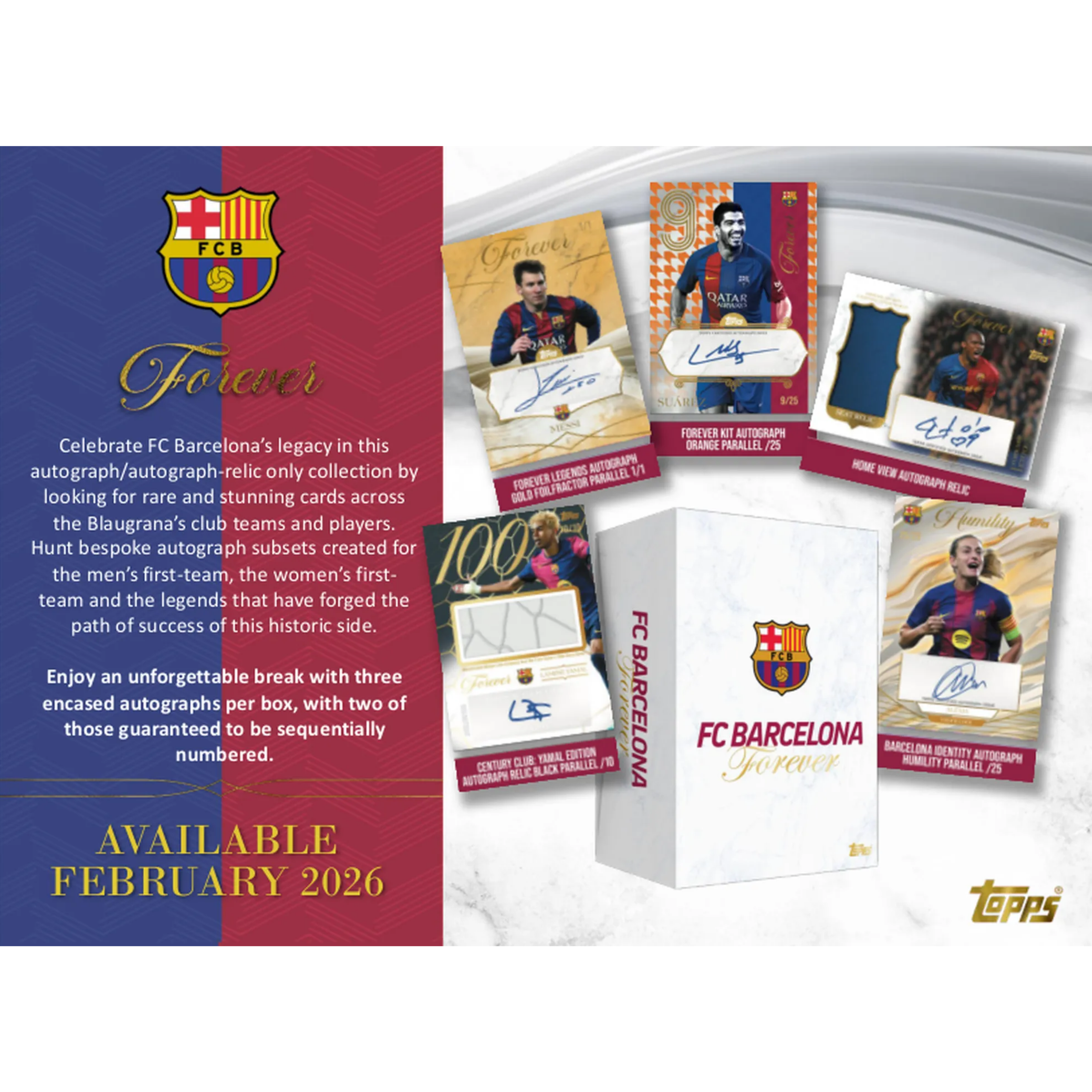 Hobby Box Barcelona Forever 2025-26 - Topps