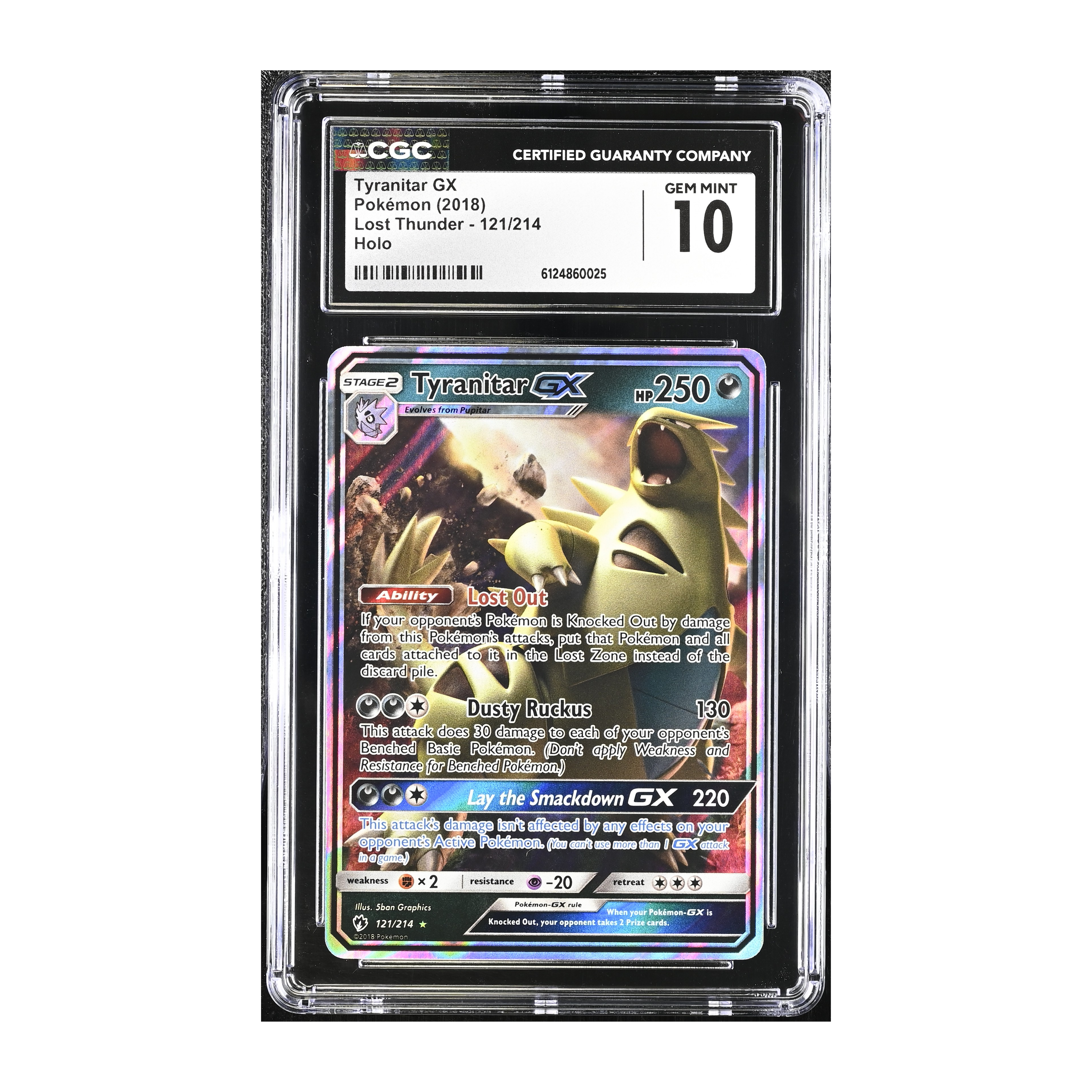 Tyranitar GX (2018) Lost Thunder - CGC 10