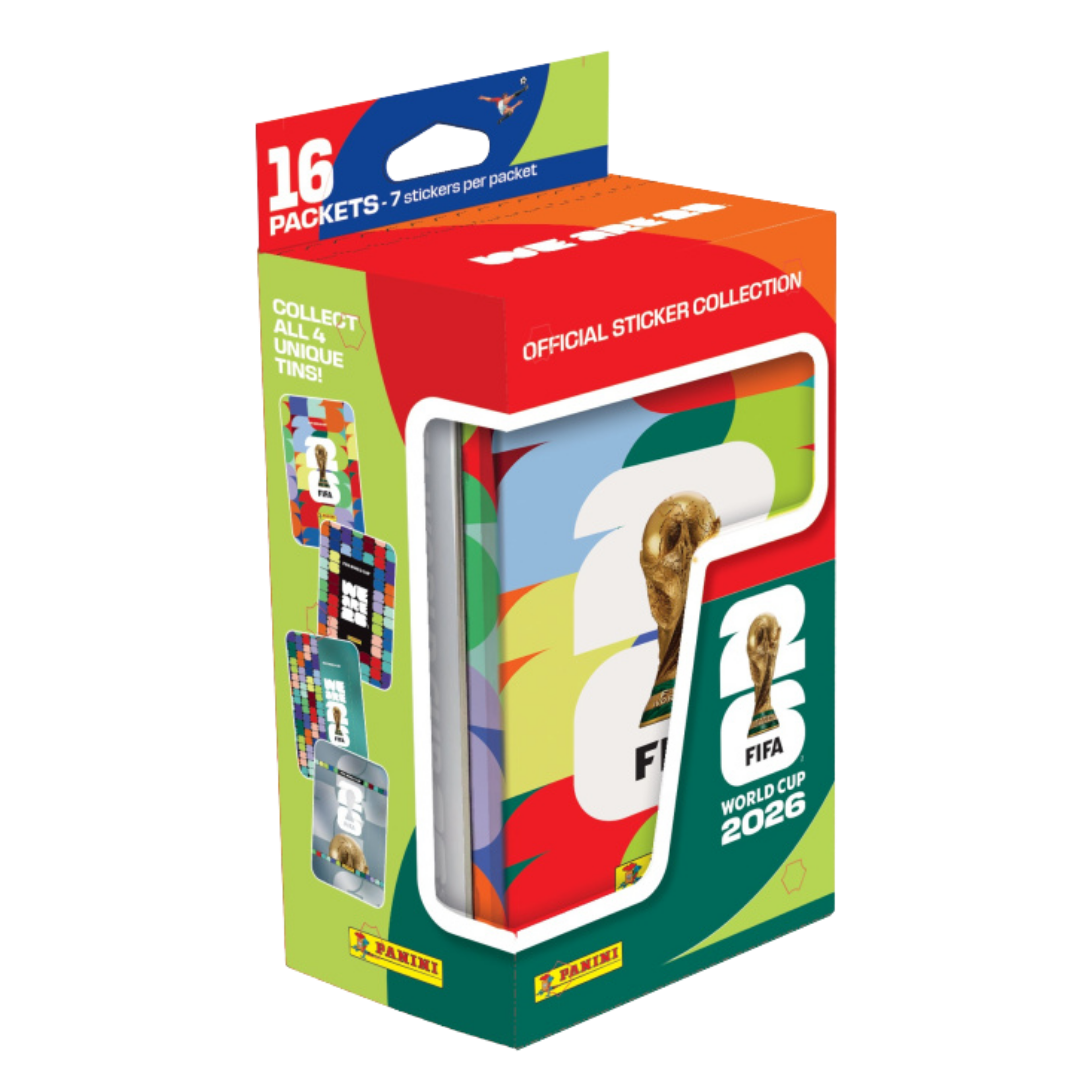 Lata de 16 Sobres Cromos Mundial FIFA World Cup 2026 - Panini