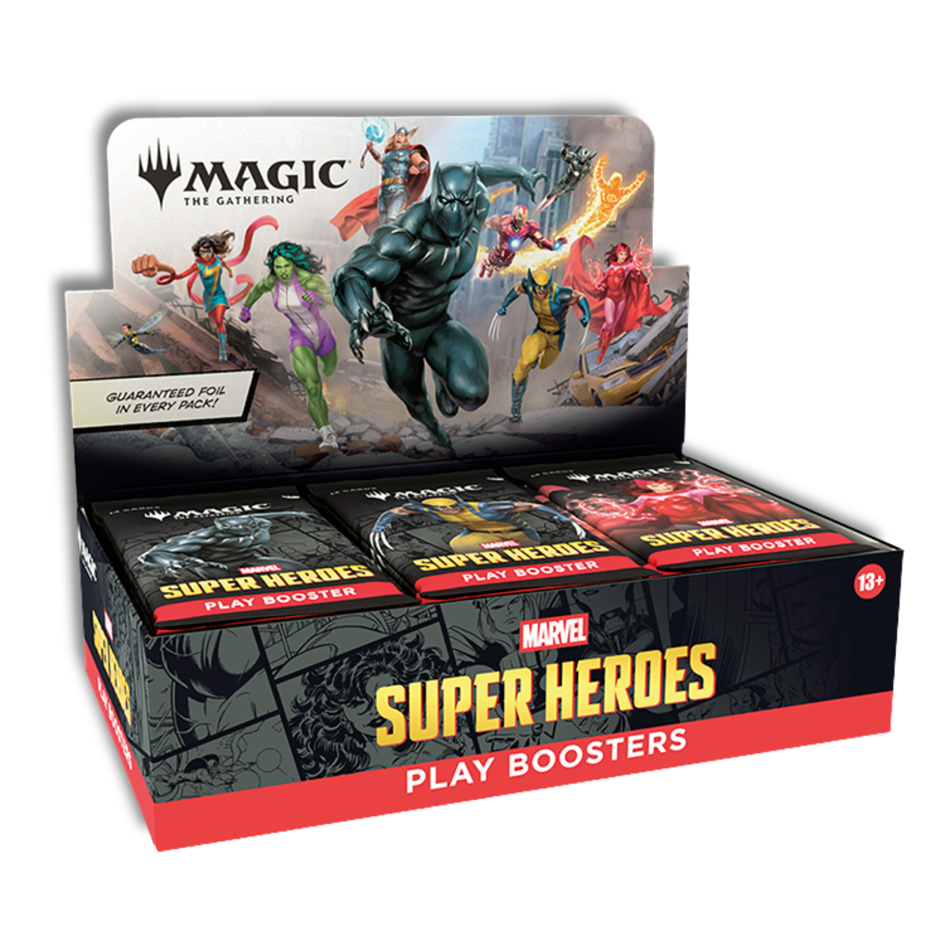 Caja de Sobres Marvel Super Heroes Play Boosters Magic the Gathering - Ingles