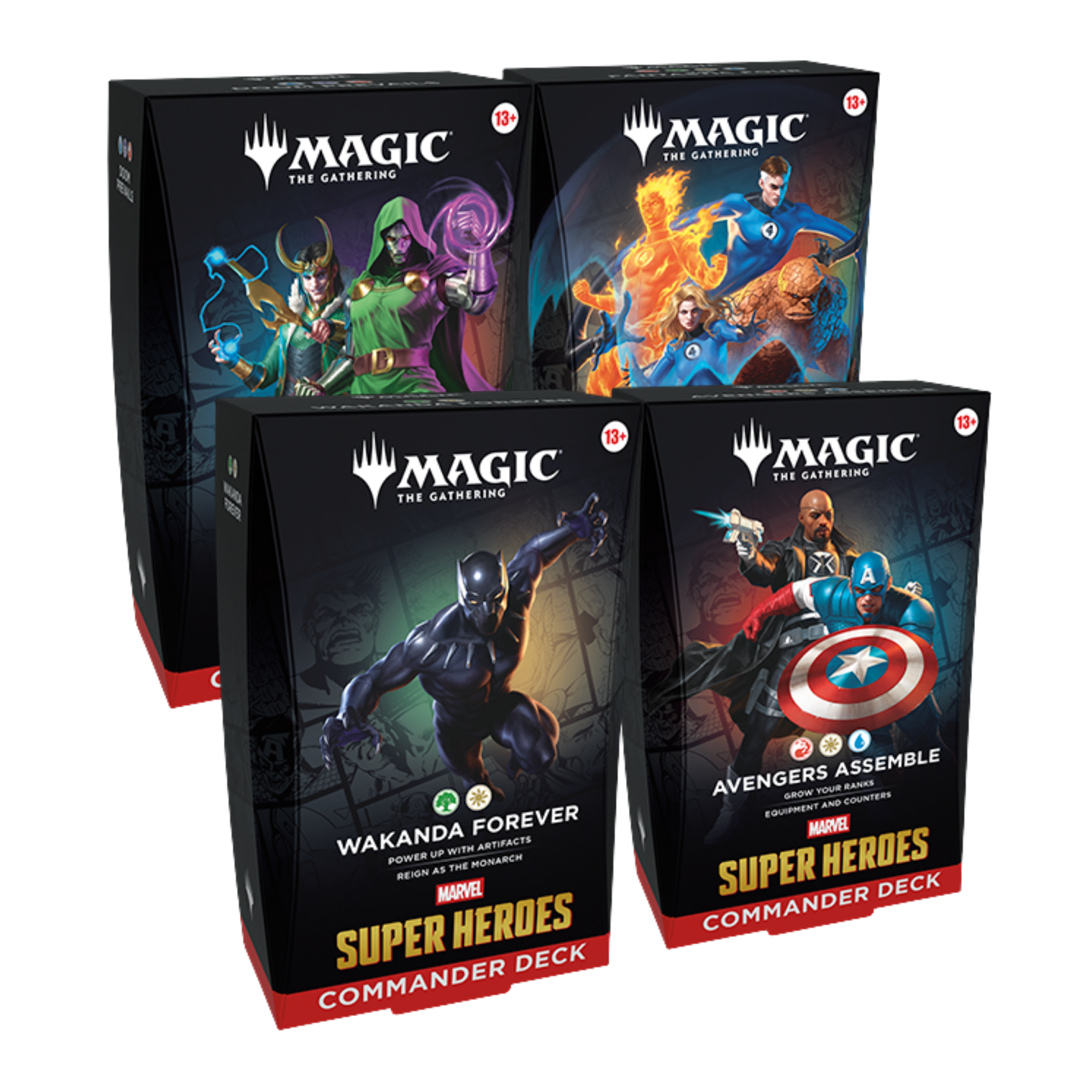 Mazo Commander Deck Marvel Super Heroes Magic the Gathering - Español
