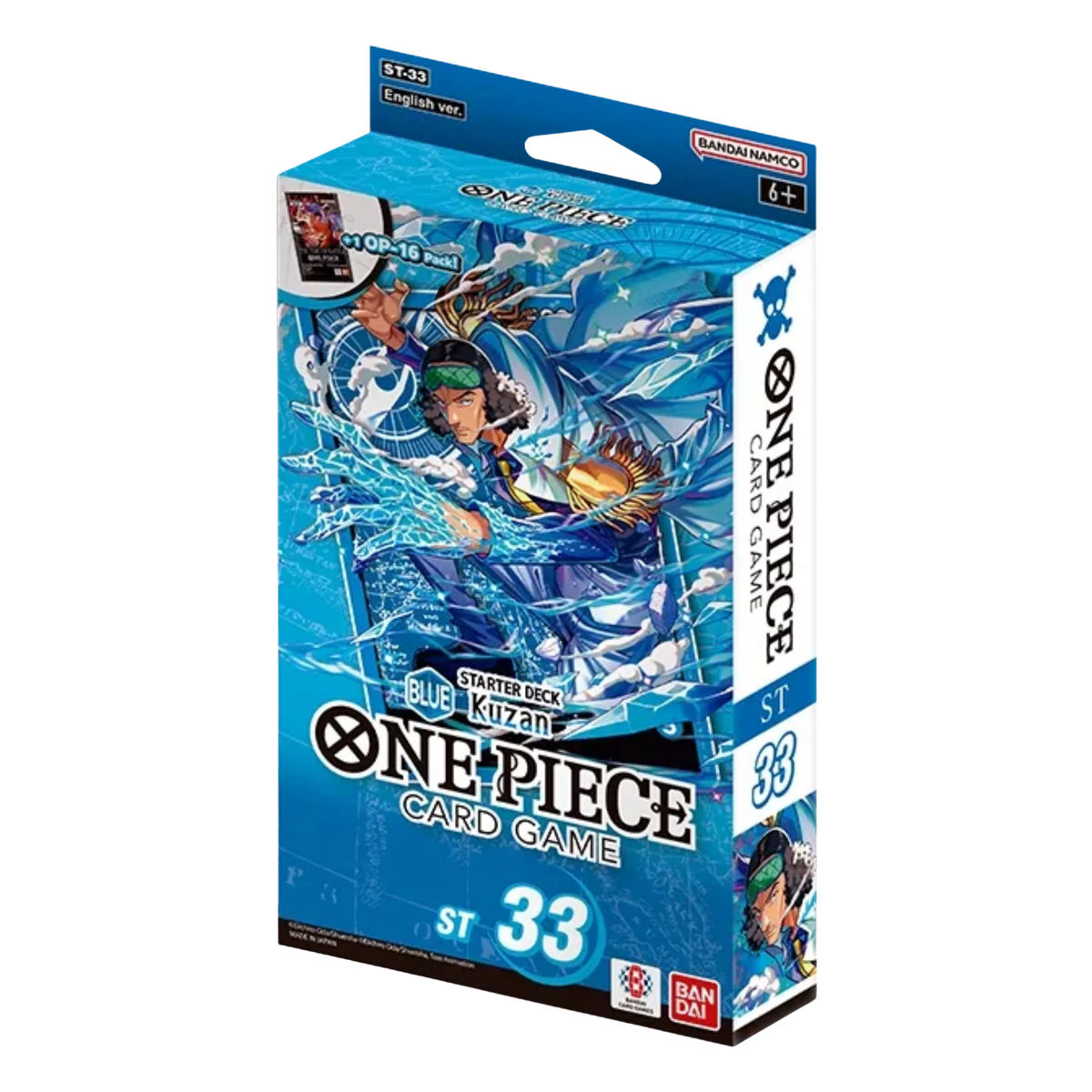 Mazo Starter Deck ST-33 Blue Kuzan One Piece - Ingles