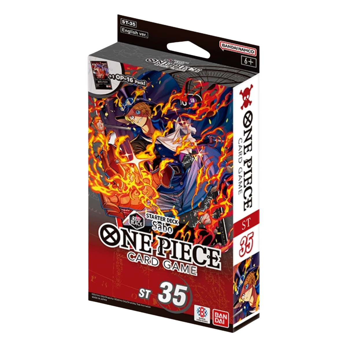 Mazo Starter Deck ST-35 Red/Black Sabo One Piece - Ingles