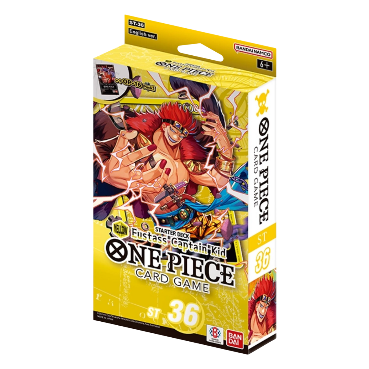 Mazo Starter Deck ST-36 Yellow Eustass "Captain" Kid One Piece - Ingles