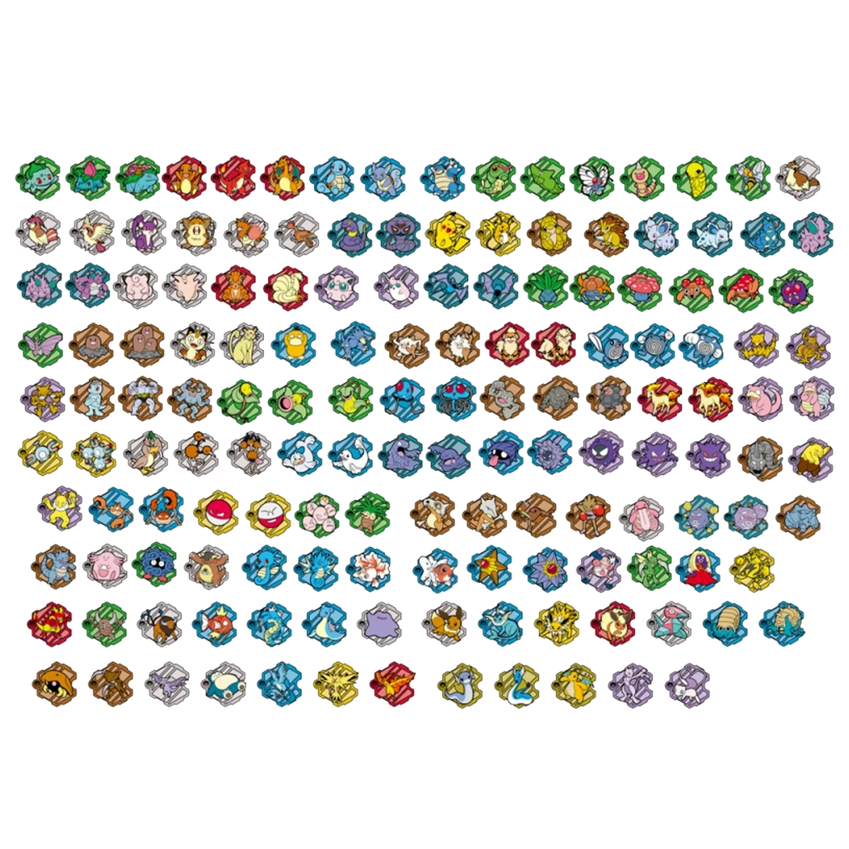 Caja 151 Puzzle Jigsaw Magnet Set - Chino