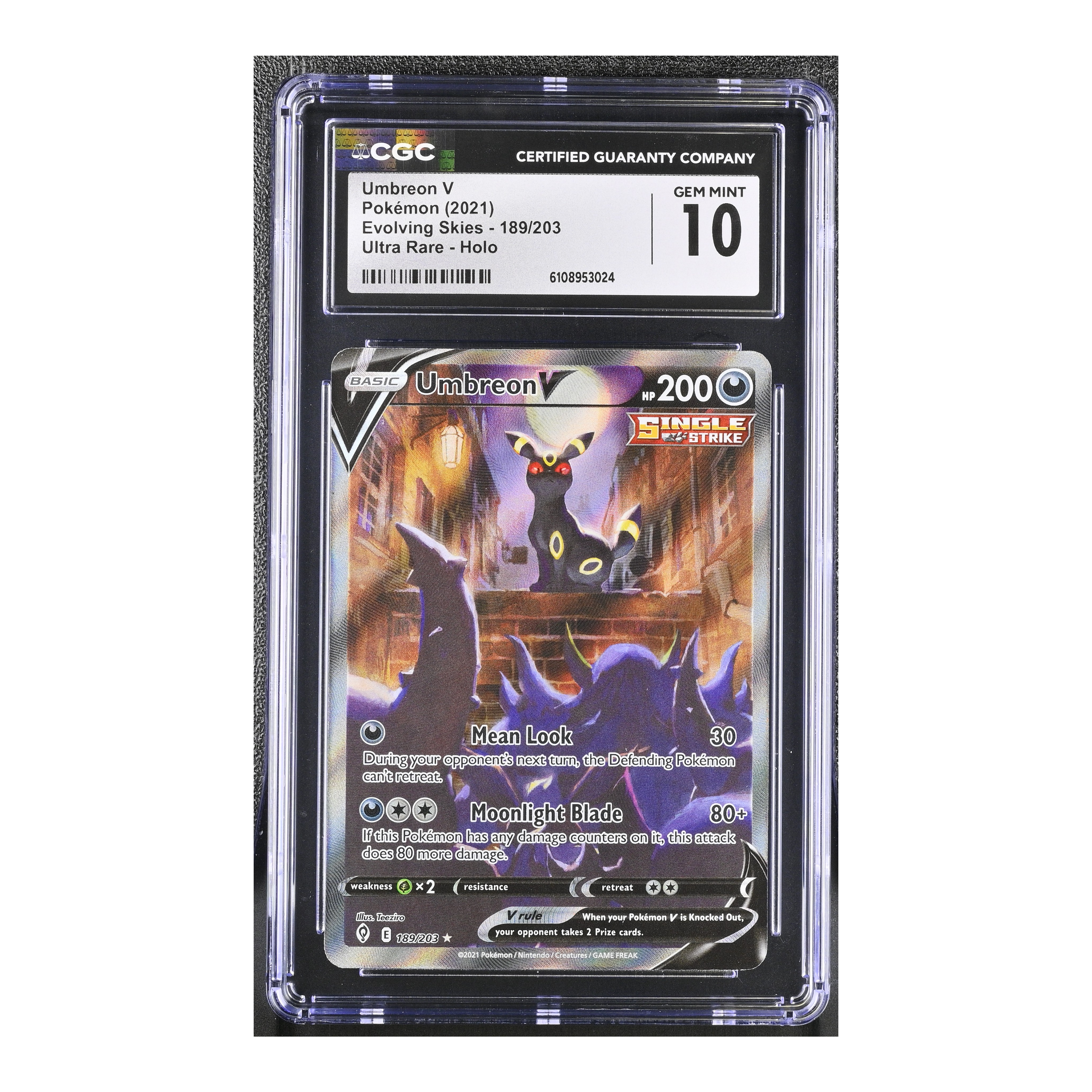 Umbreon V (2021) Evolving Skies - CGC 10