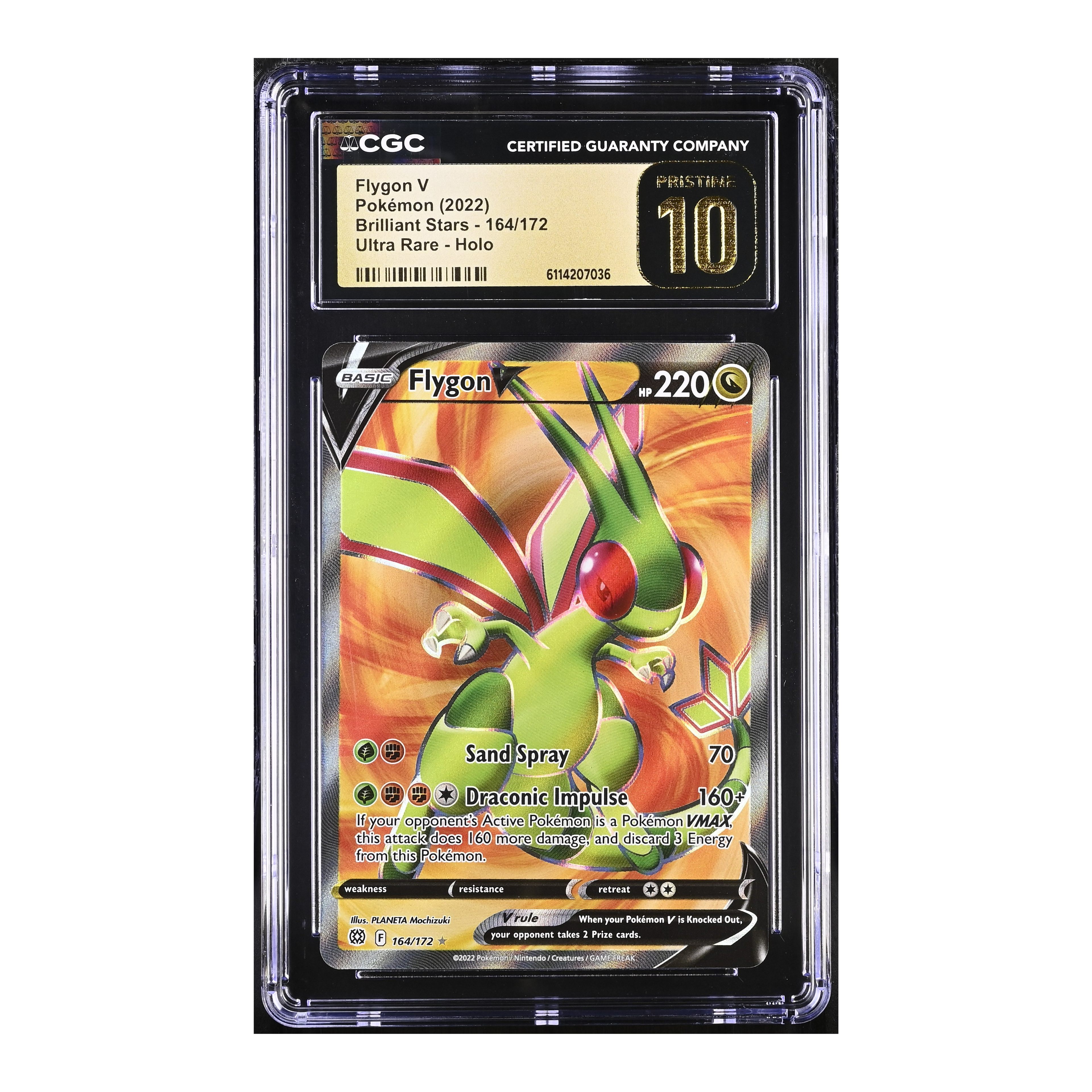 Flygon V (2022) Brilliant Start - CGC 10 PRISTINE