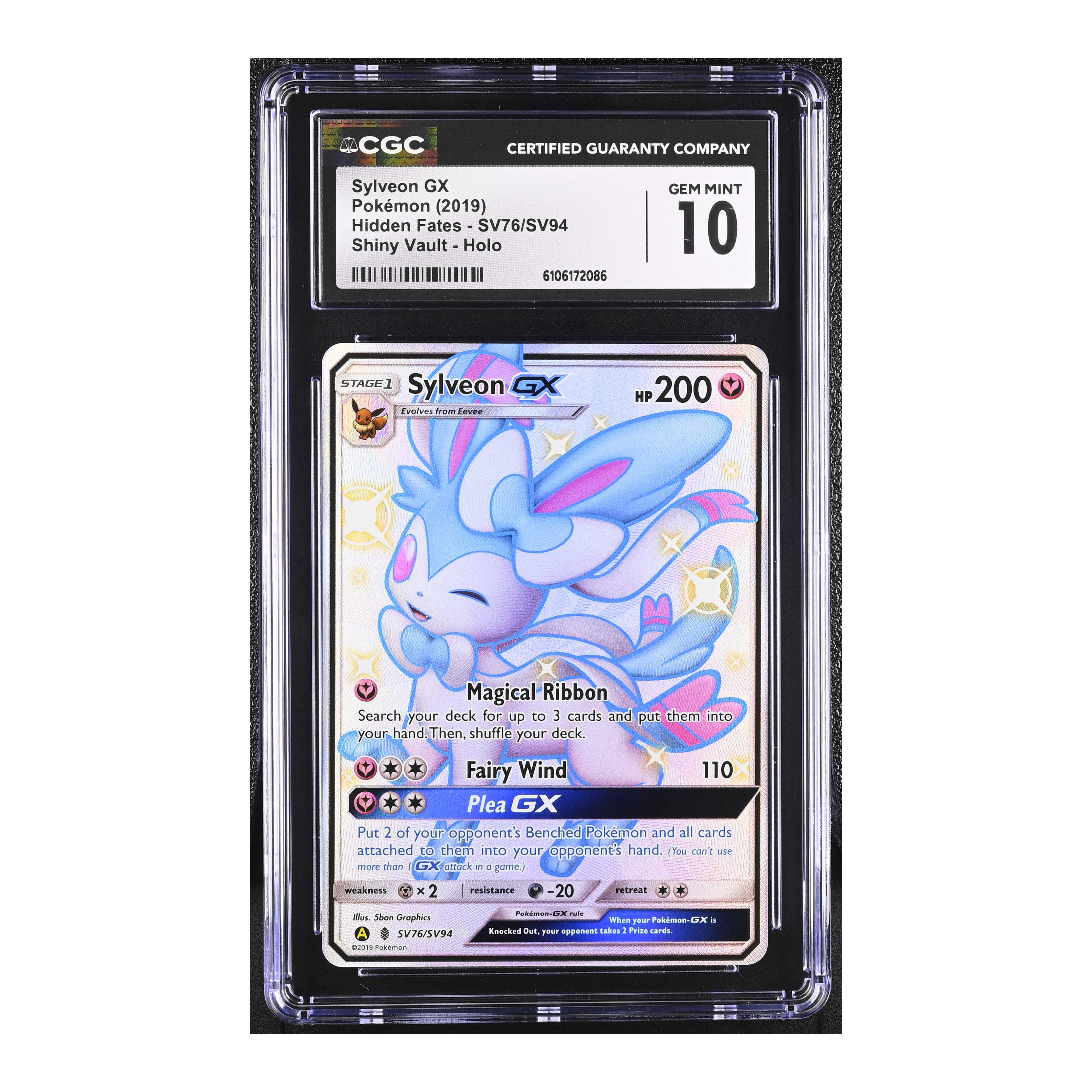 Sylveon GX (2019) Hidden Fates - CGC 10