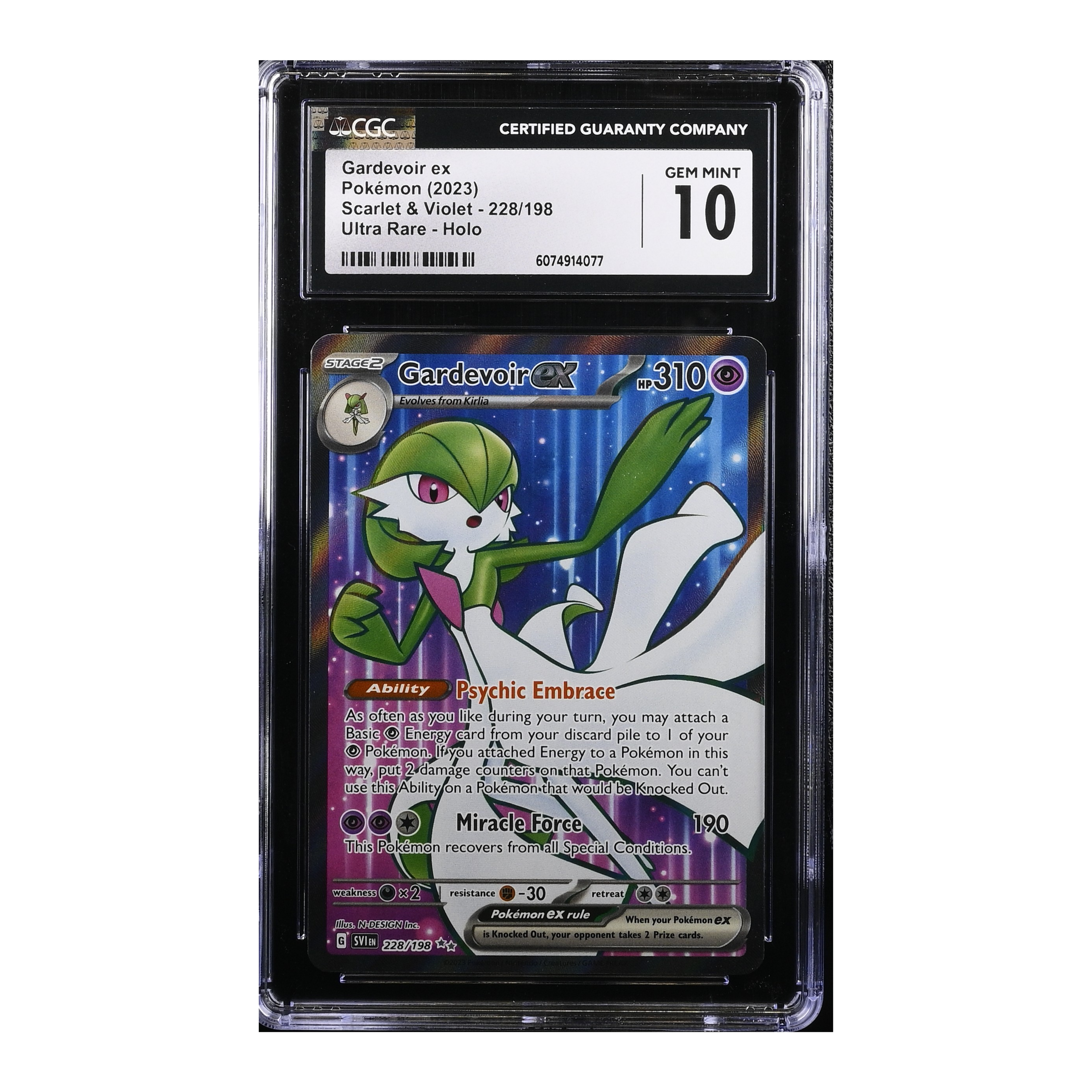 Gardevoir EX (2023) Scarlet & Violet - CGC 10