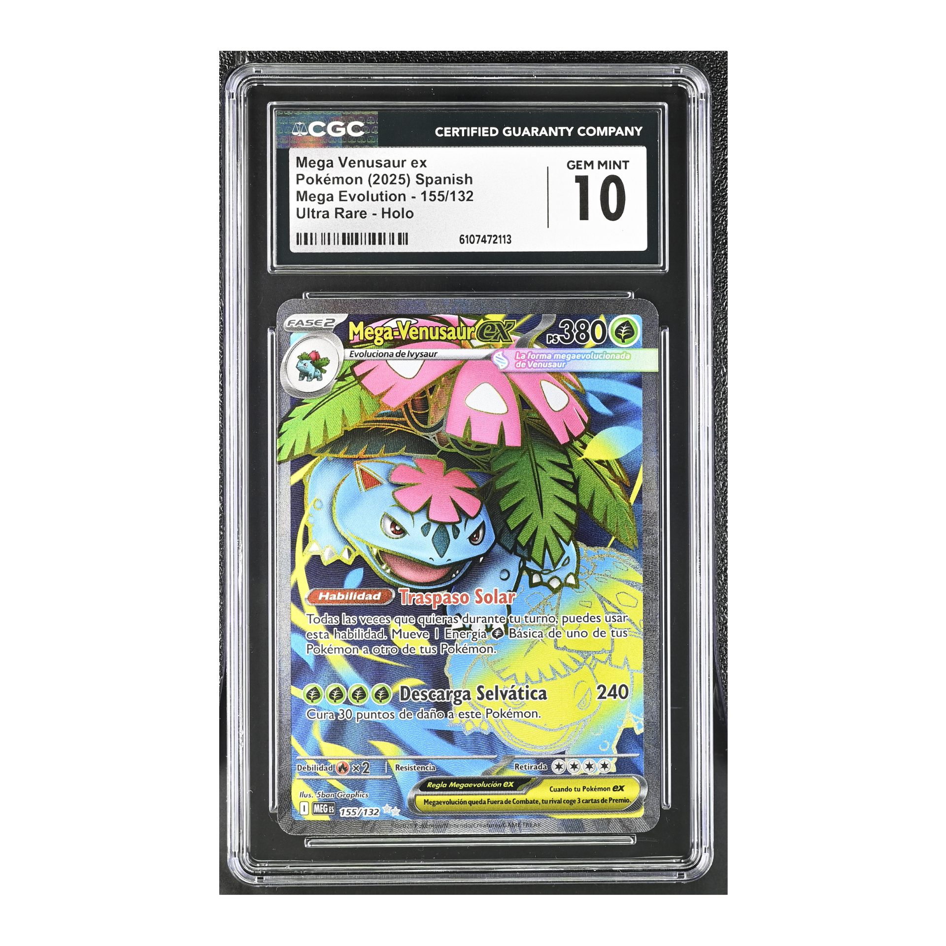 Mega Venusaur (2025) Spanish Mega Evolution - CGC 10