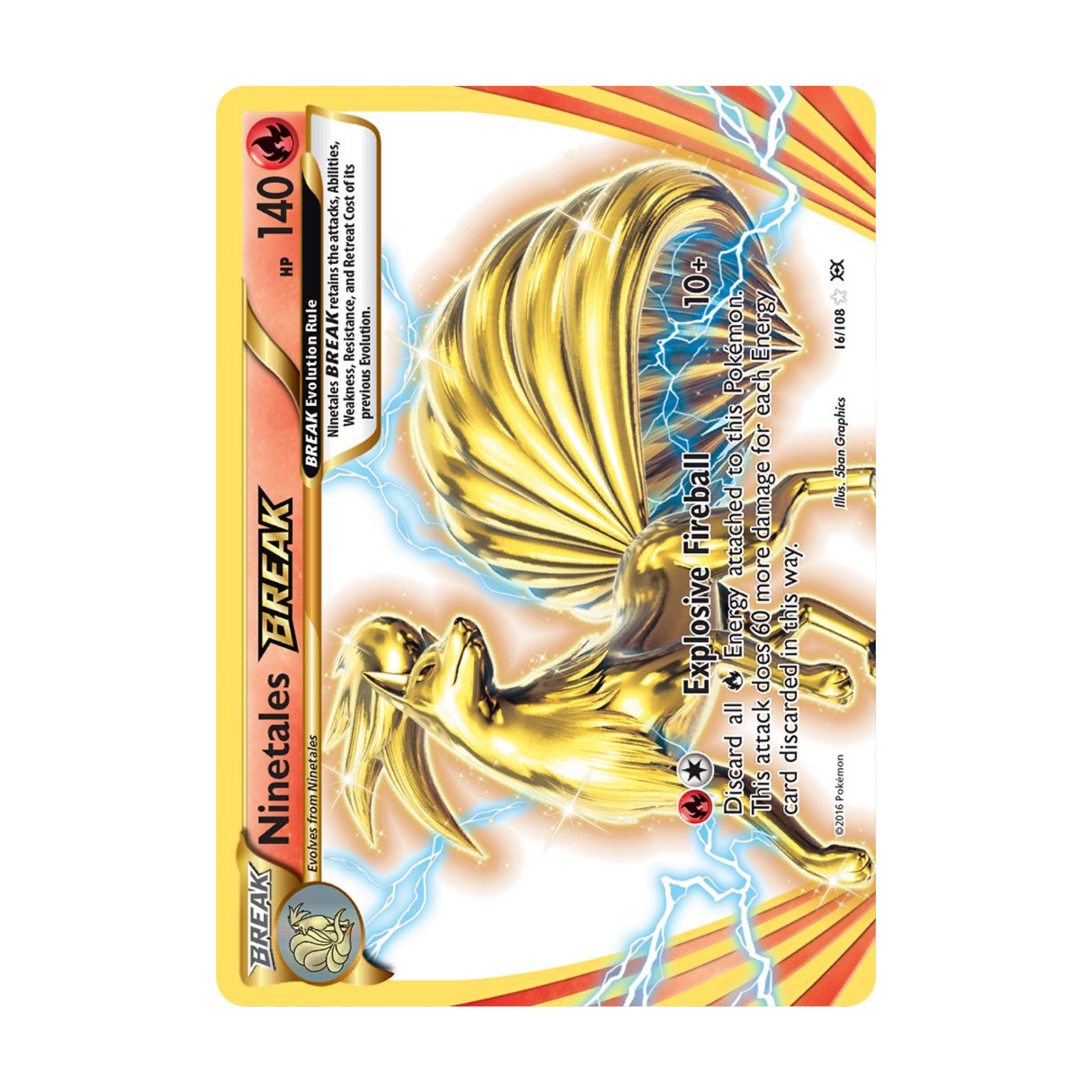 Ninetales BREAK EVO 16 - EX Español