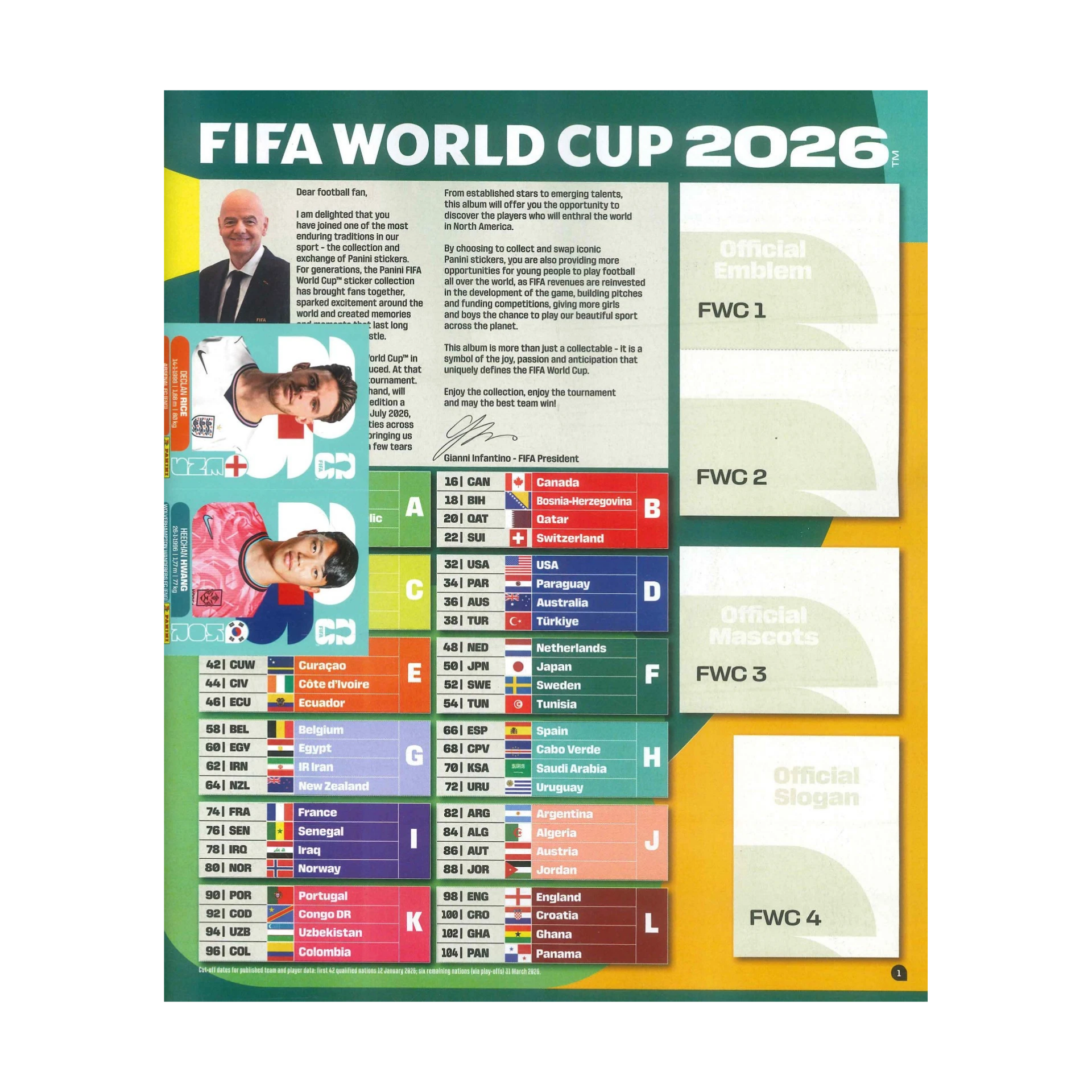 Álbum Oficial De Cromos Mundial FIFA World Cup 2026 - Panini
