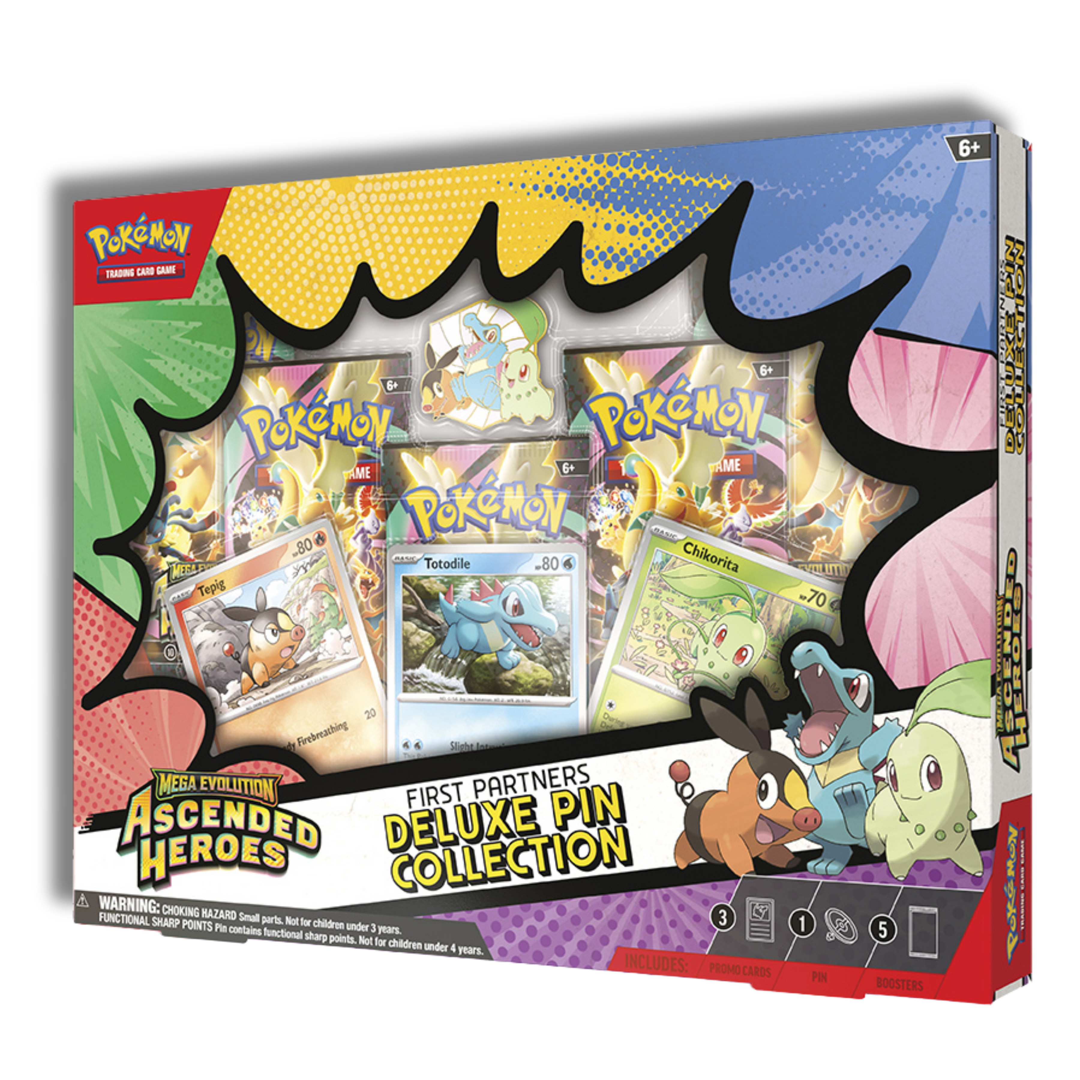 Caja Deluxe Pin Collection First Partners Ascended Heroes - Ingles