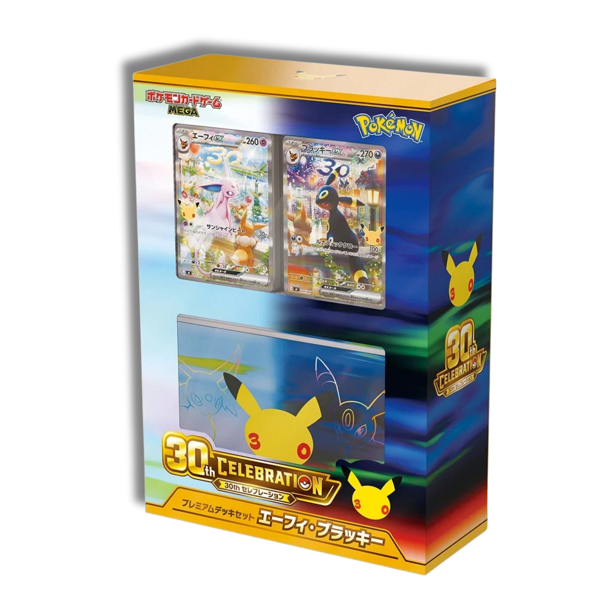 Caja Umbreon & Espeon EX Premium Deck Celebración 30 Aniversario - Japones
