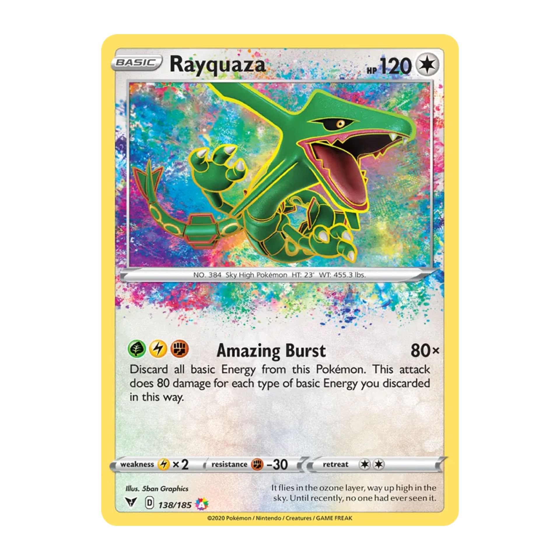 Rayquaza VIV 138 - NM Inglés