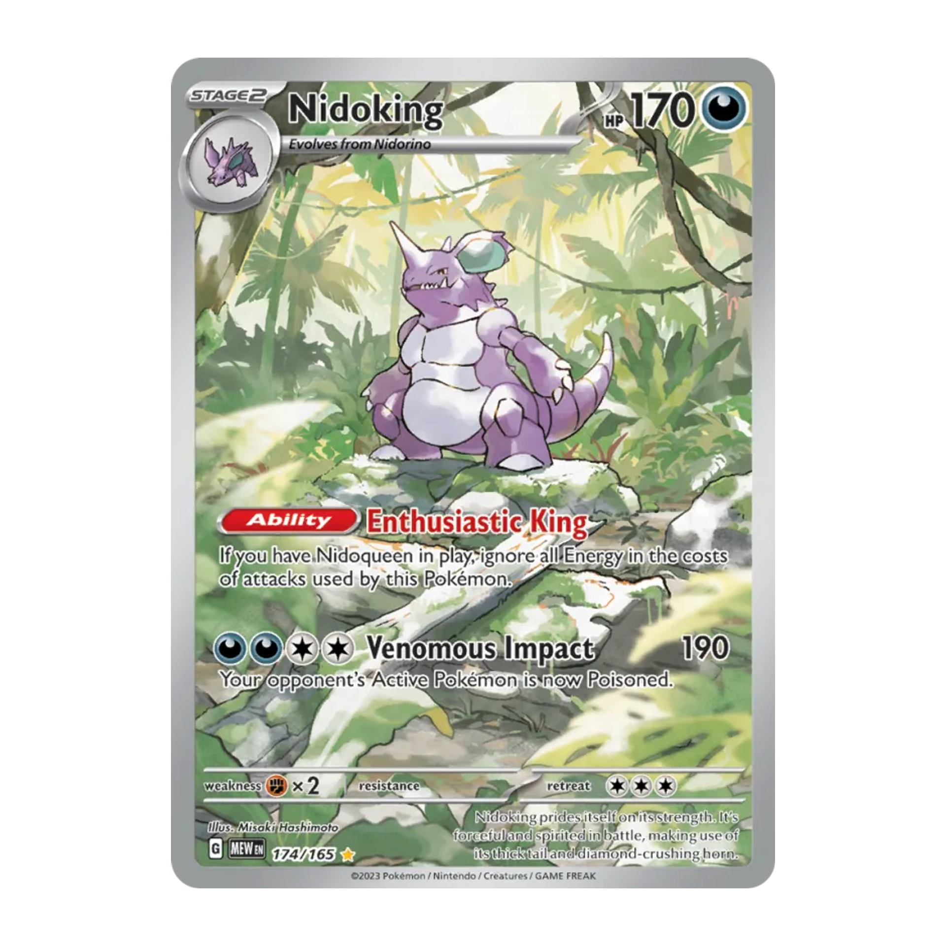 Nidoking MEW 174 - NM Inglés