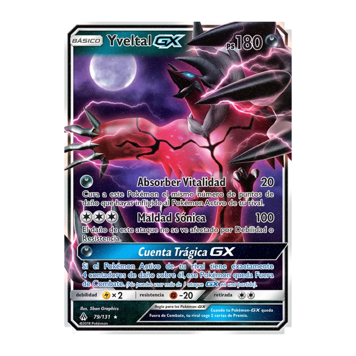Yveltal GX FLI 79 - NM Español