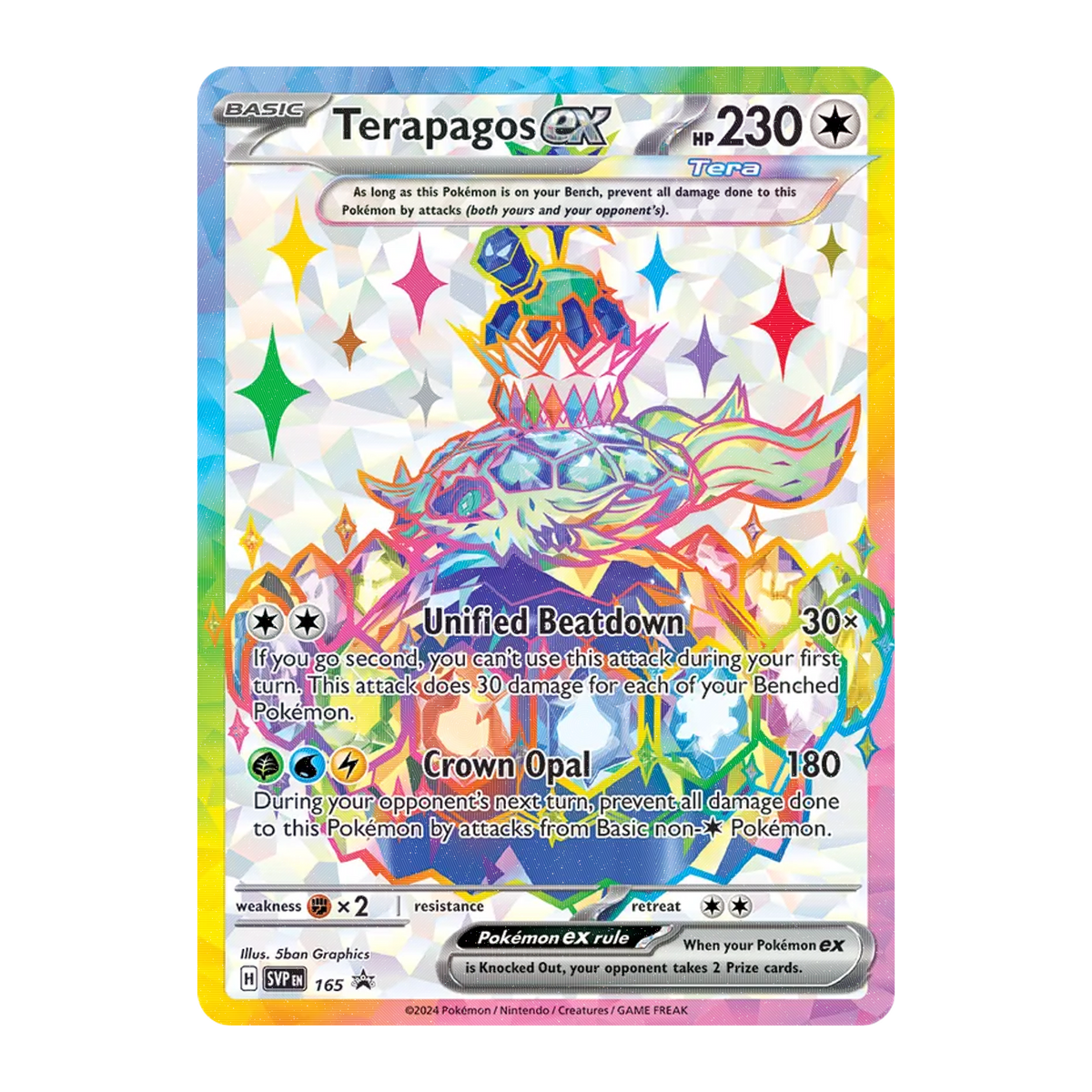 Terapagos ex SVP 165 - NM Inglés
