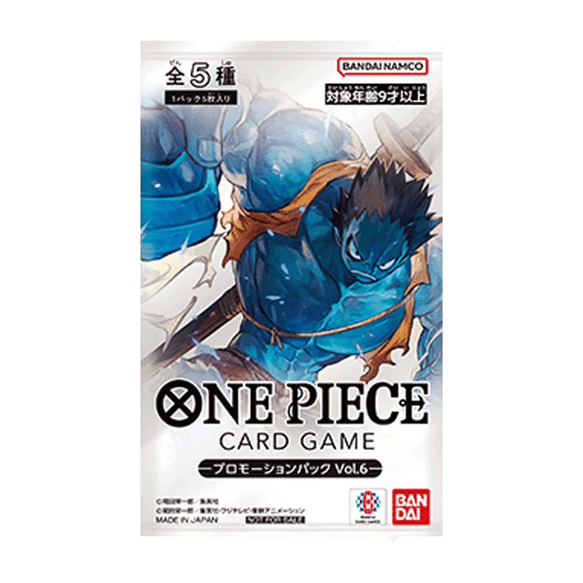 Sobre Promotion Pack Vol. 6 One Piece Card - Japones
