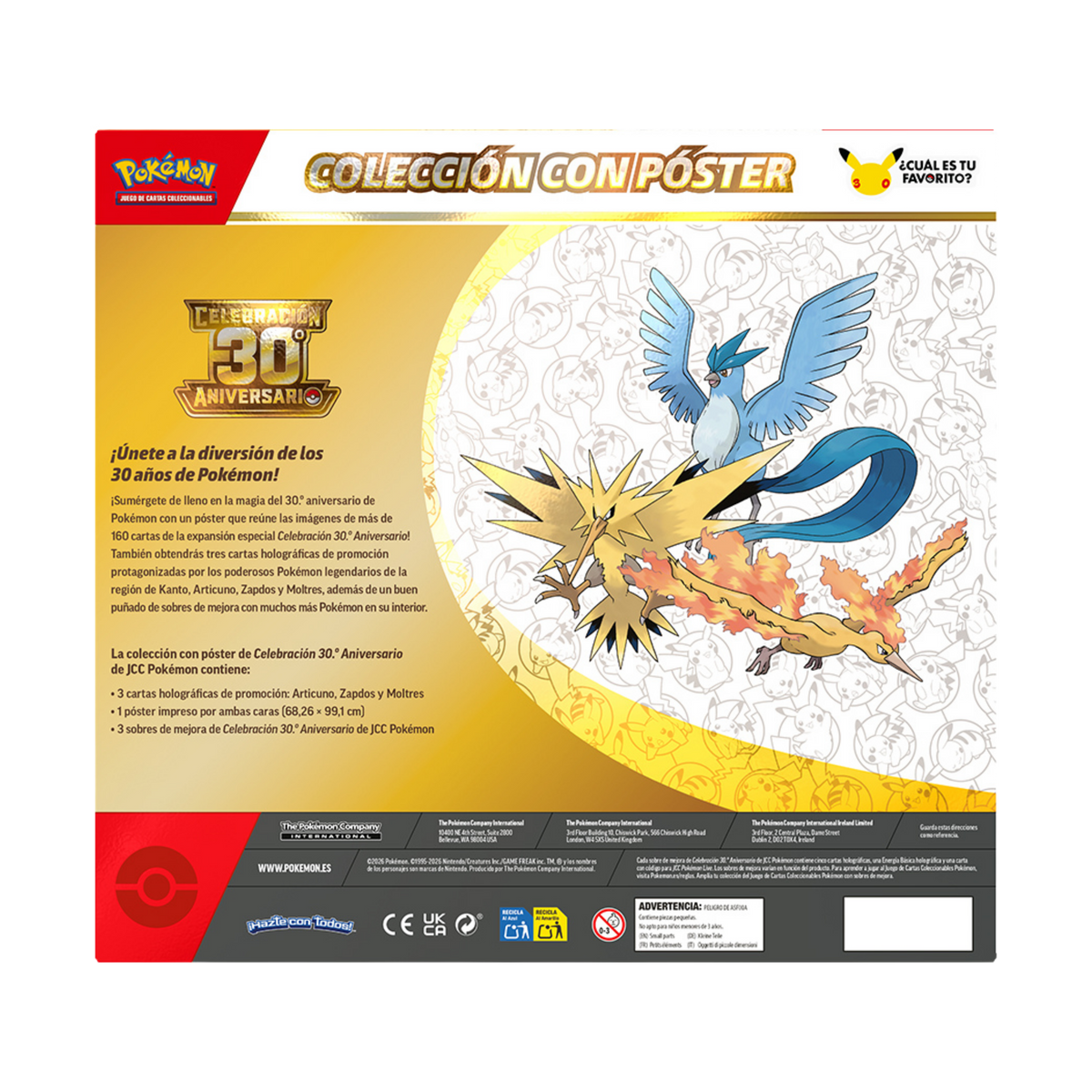Caja Poster Celebración 30 Aniversario - Español