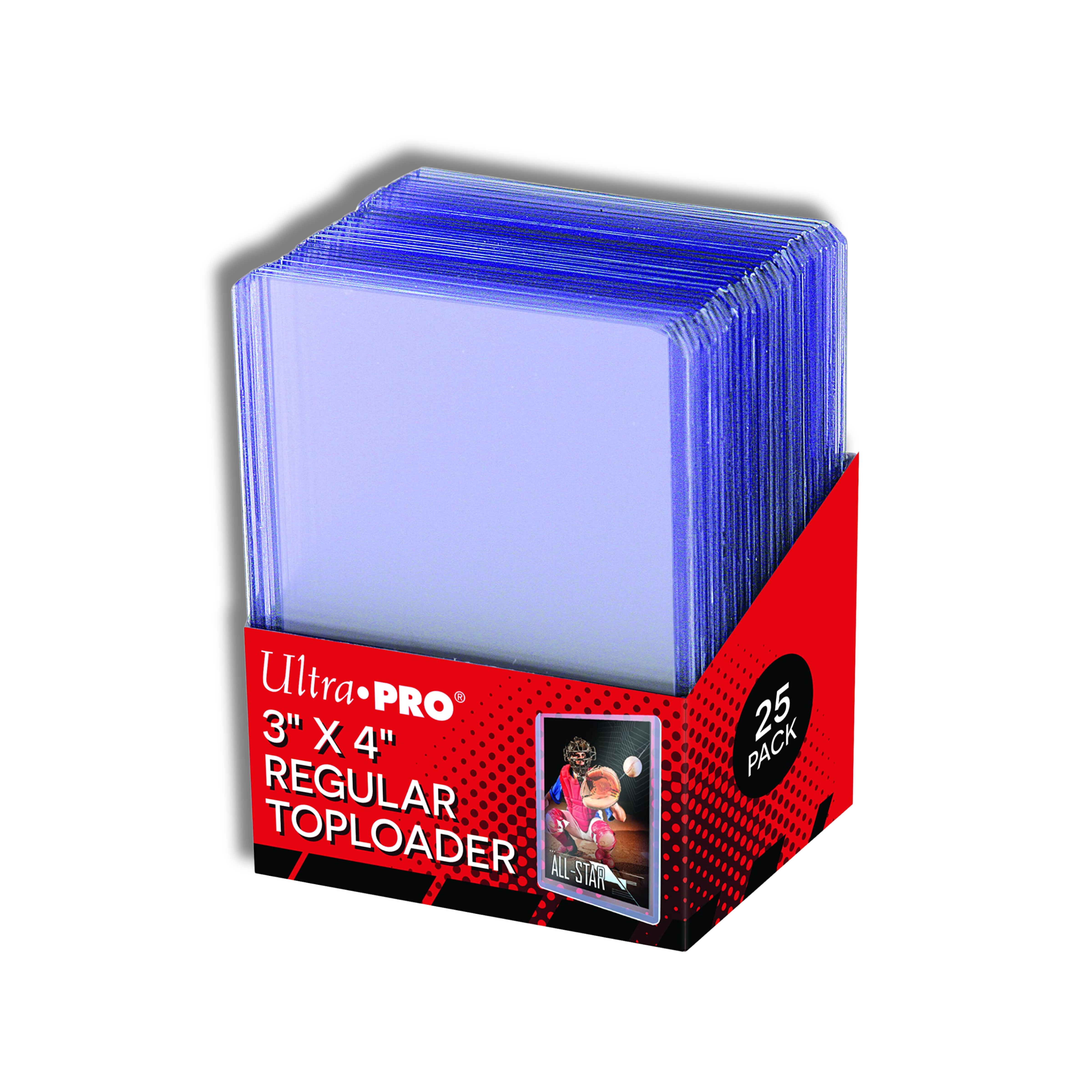 25 Fundas Regular TopLoader - Ultra Pro