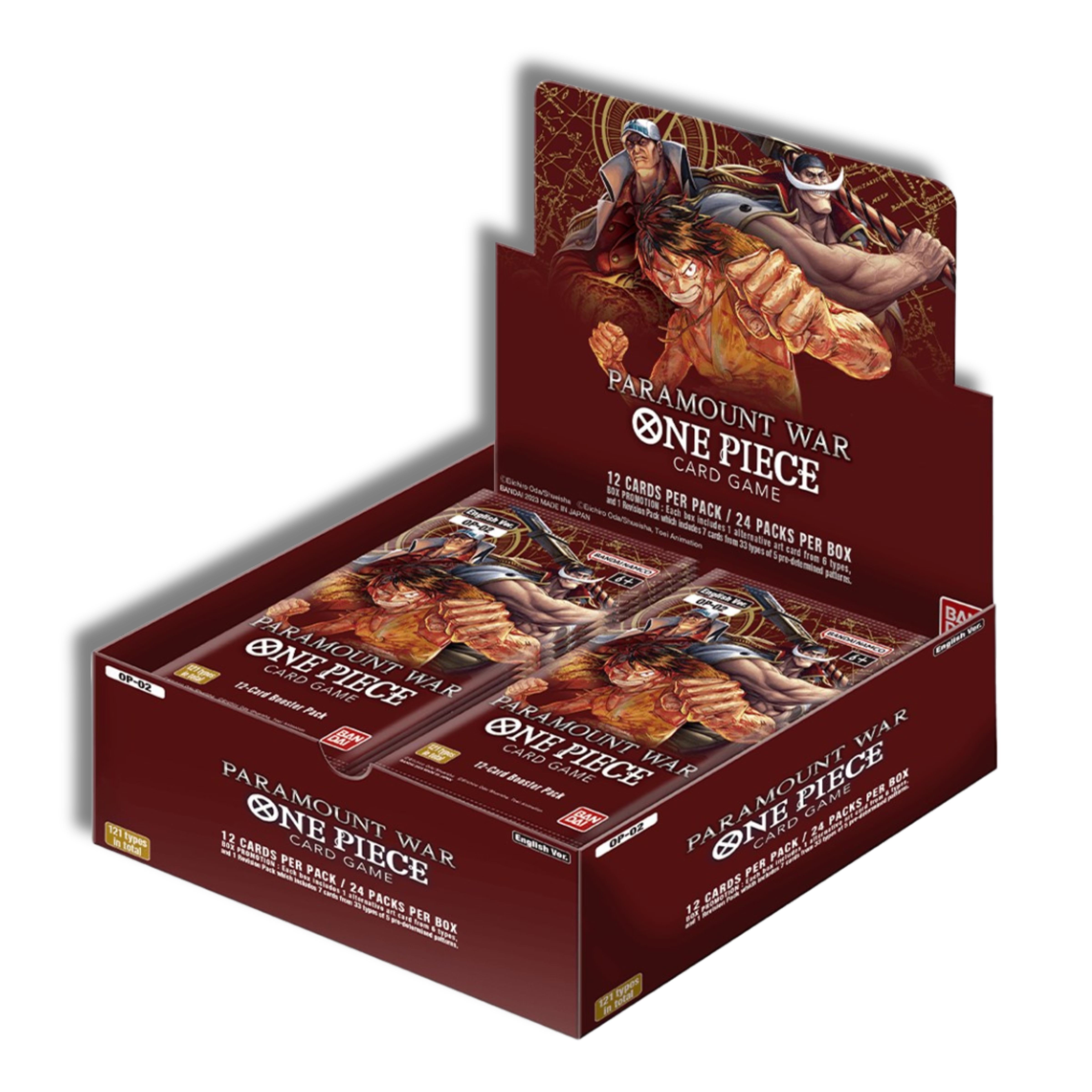 Caja 24 sobres One Piece TCG Paramount War