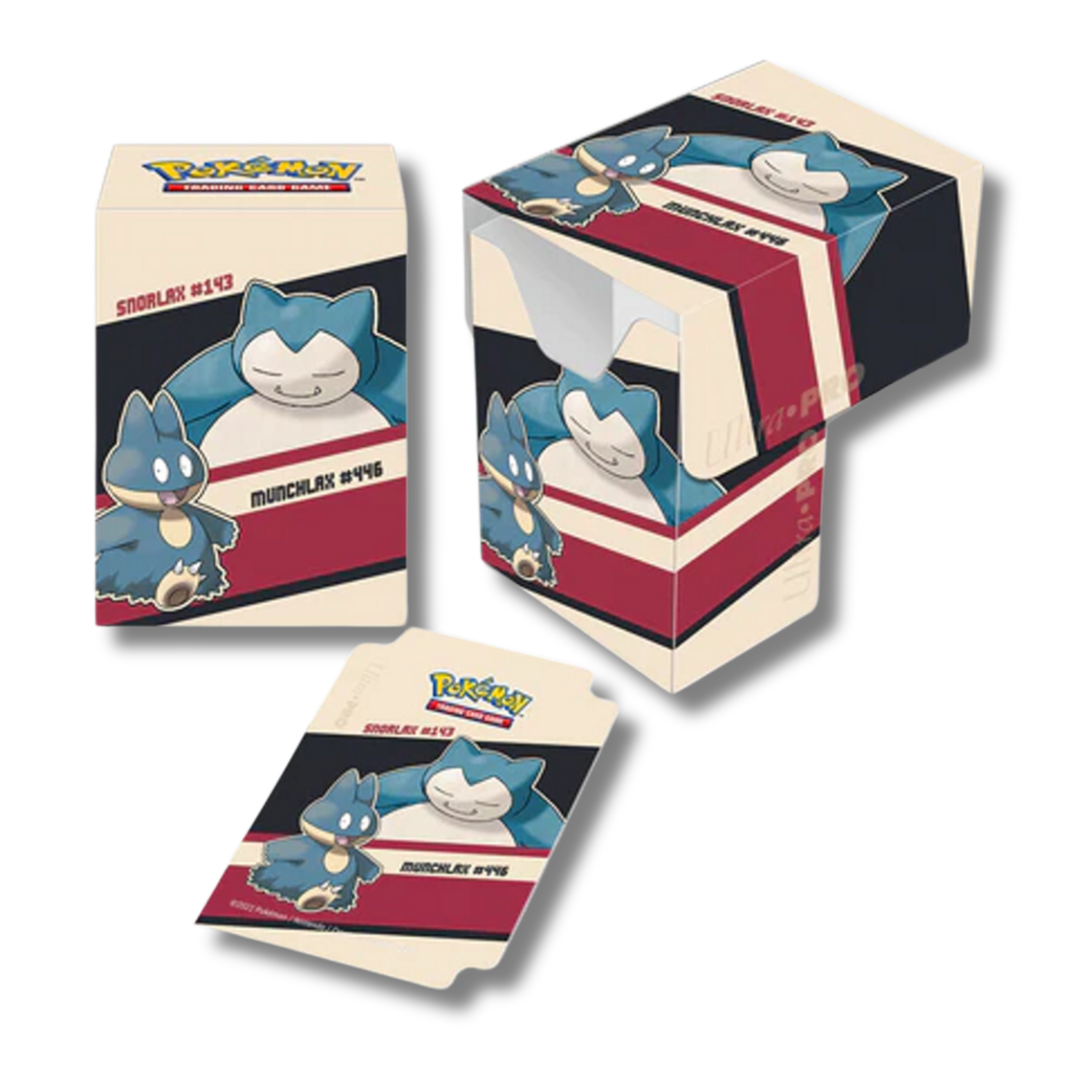 Caja de Mazo Snorlax y Munchlax Deck Box 80 Cartas - Ultra Pro