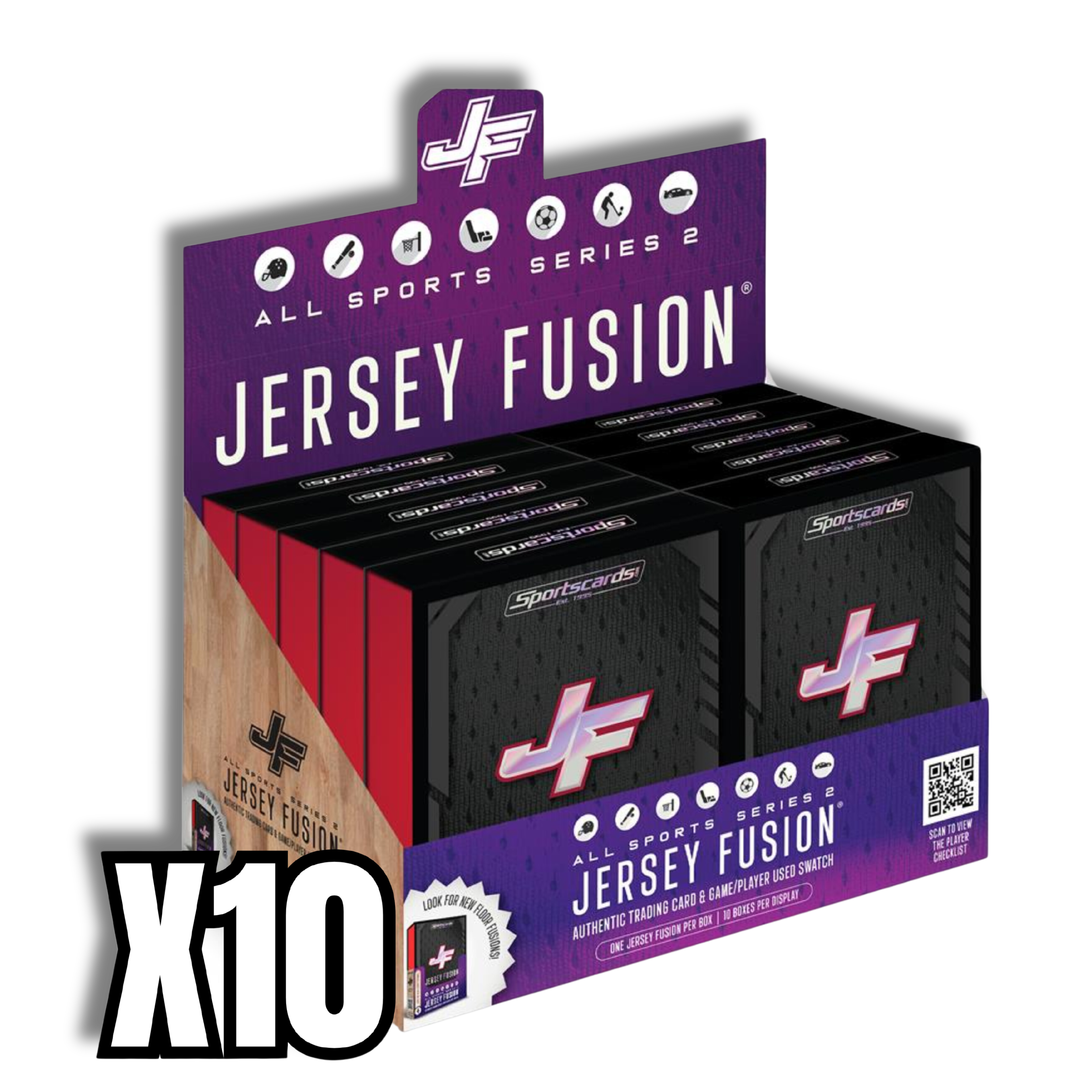 Case Sellado 10 Jersey Fusion All Sports Edition 2023 - Inglés