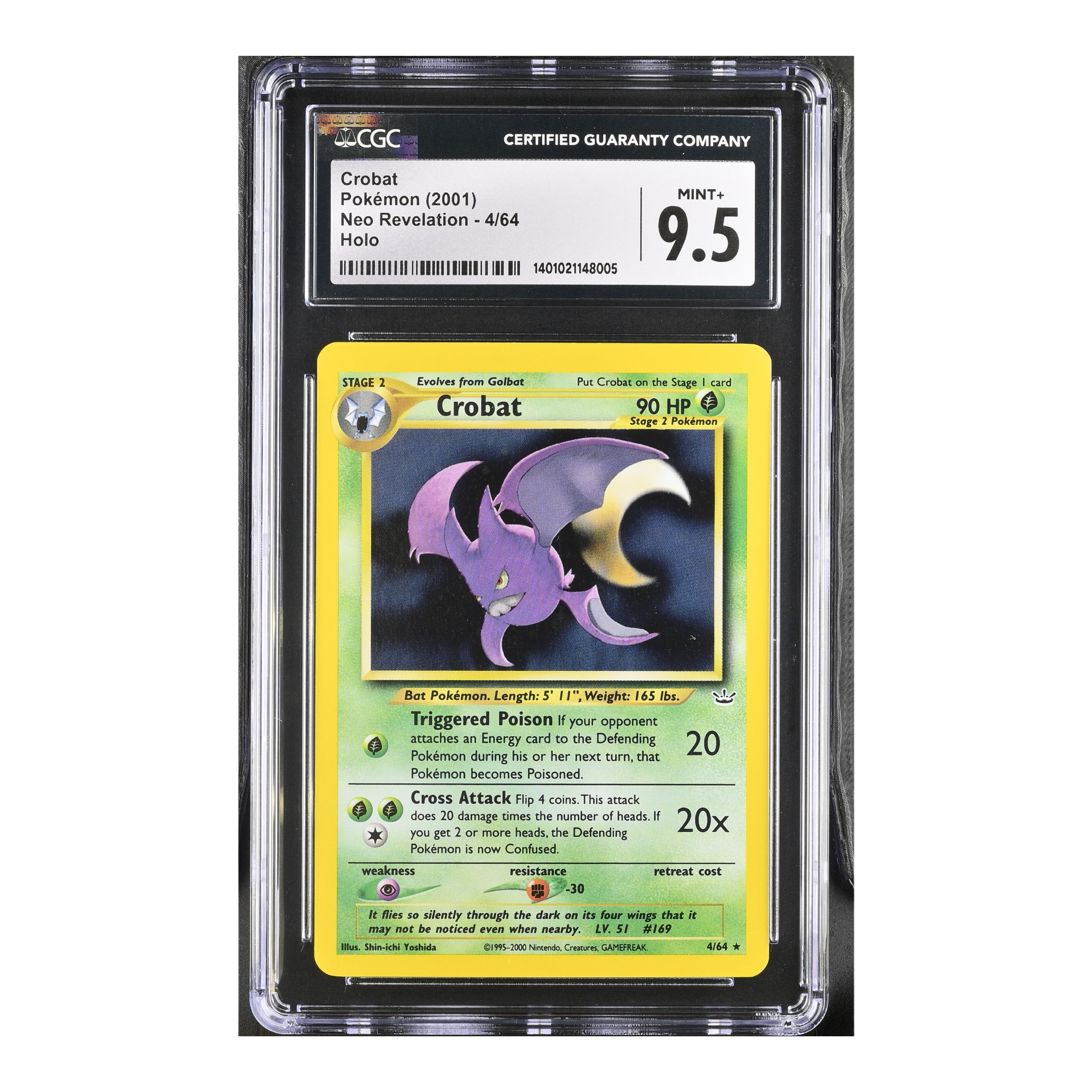 Crobat Neo Revelation Holo 4/64 - CGC 9.5