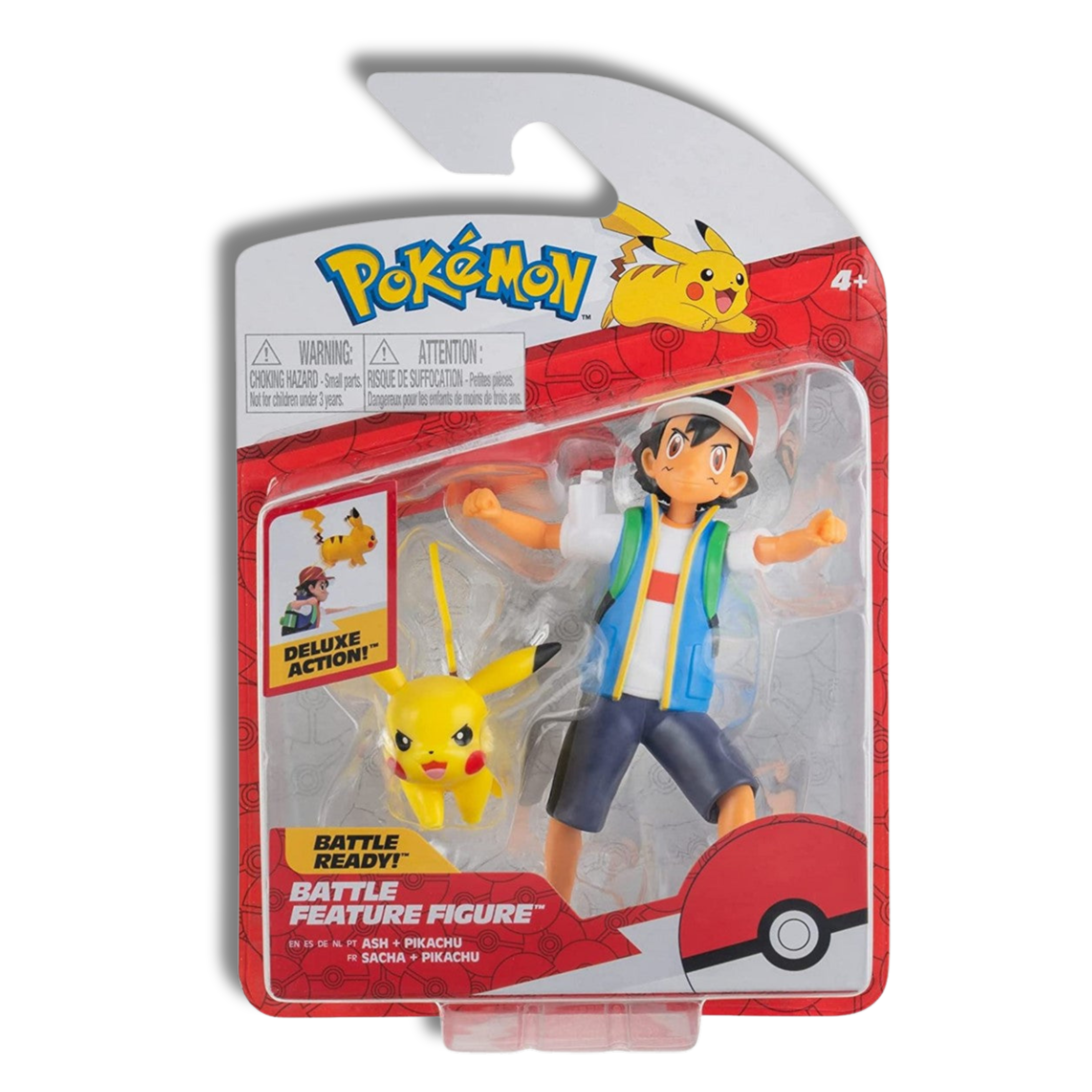 Figura de Batalla Ash y Pikachu