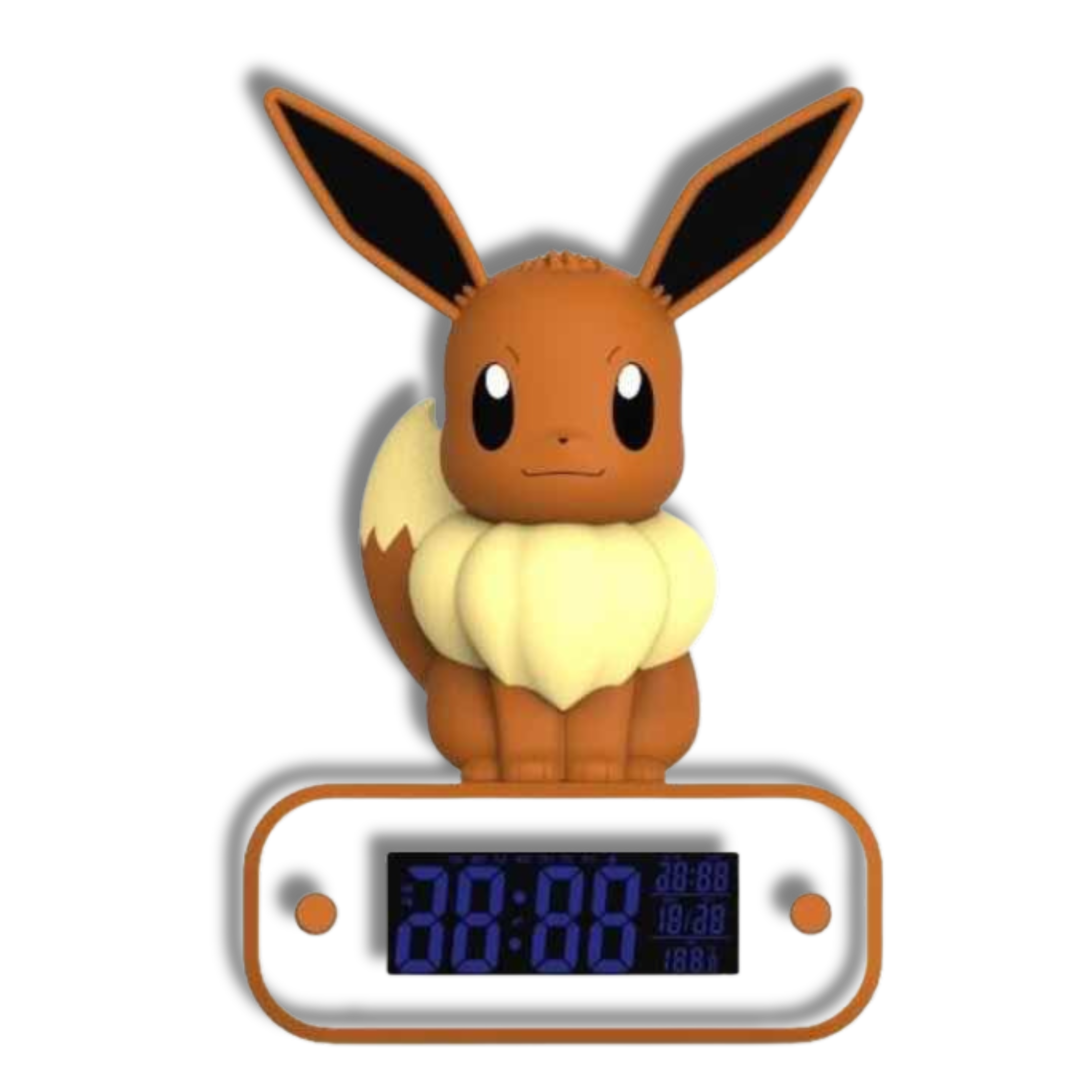 Lámpara LED Reloj Despertador Eevee 20cm - Pokemon