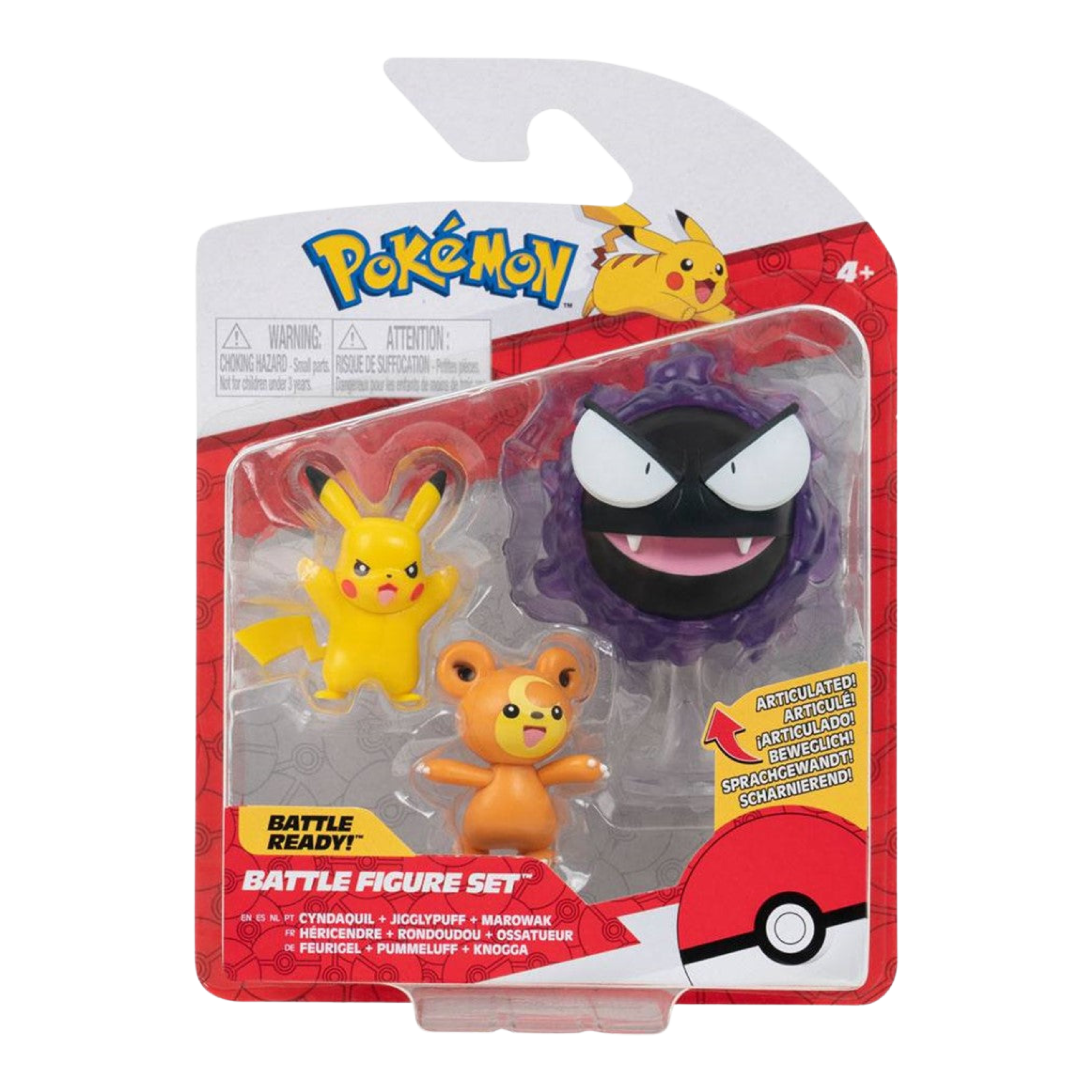 Pack de 3 Figuras de Batalla - Pokemon