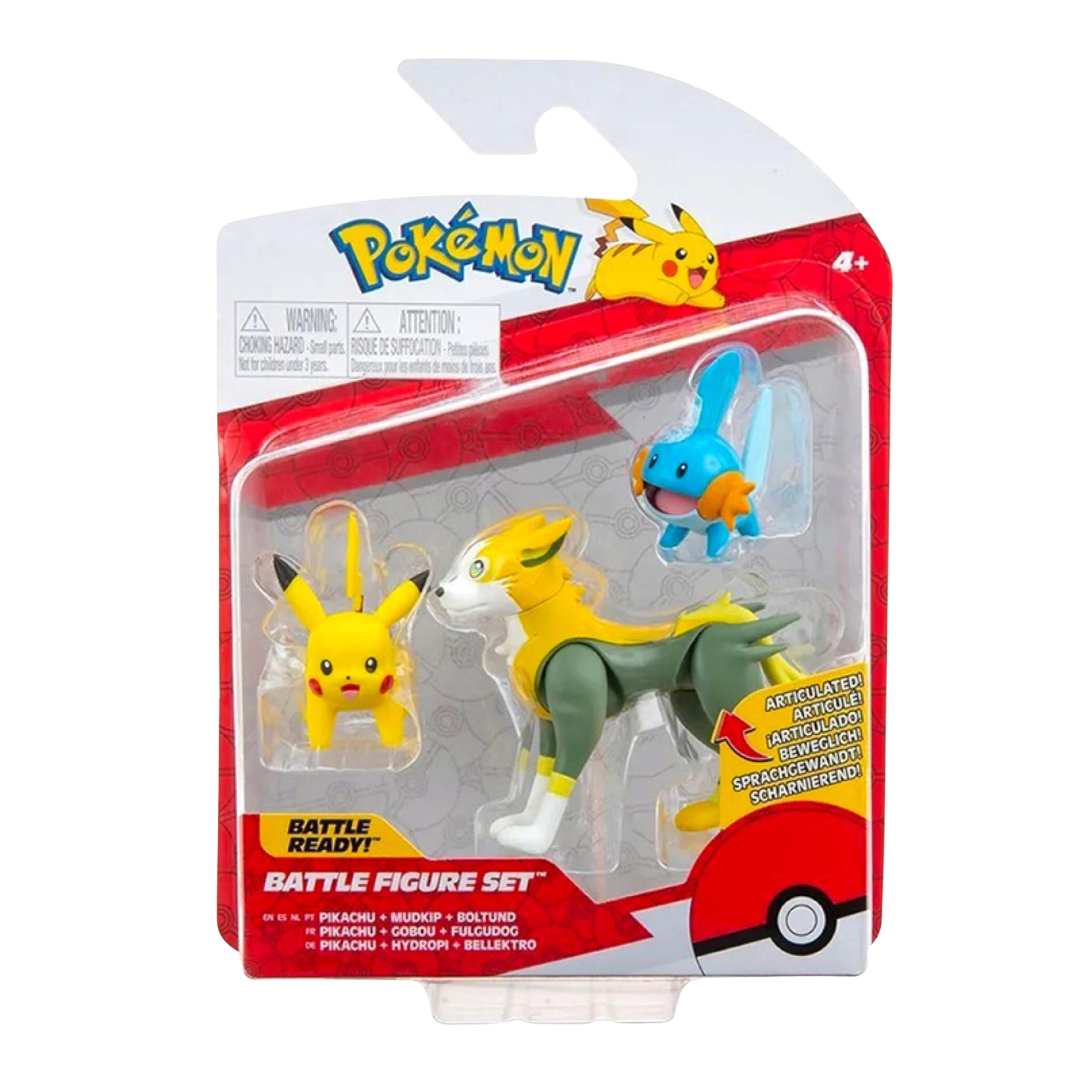 Pack de 3 Figuras de Batalla - Pokemon