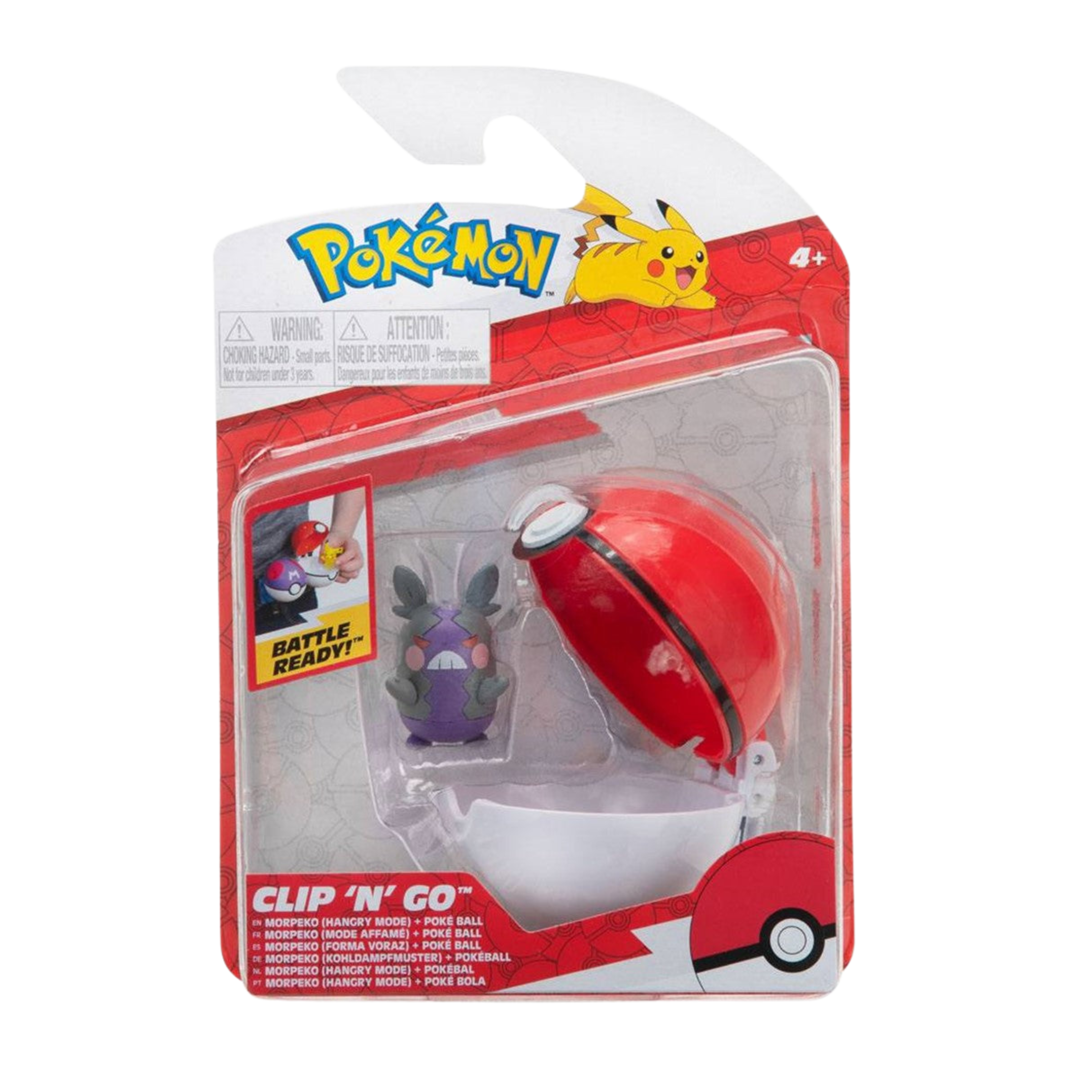 PokeBall Clip 'N' Go Morpeko + Pokeball - Pokemon