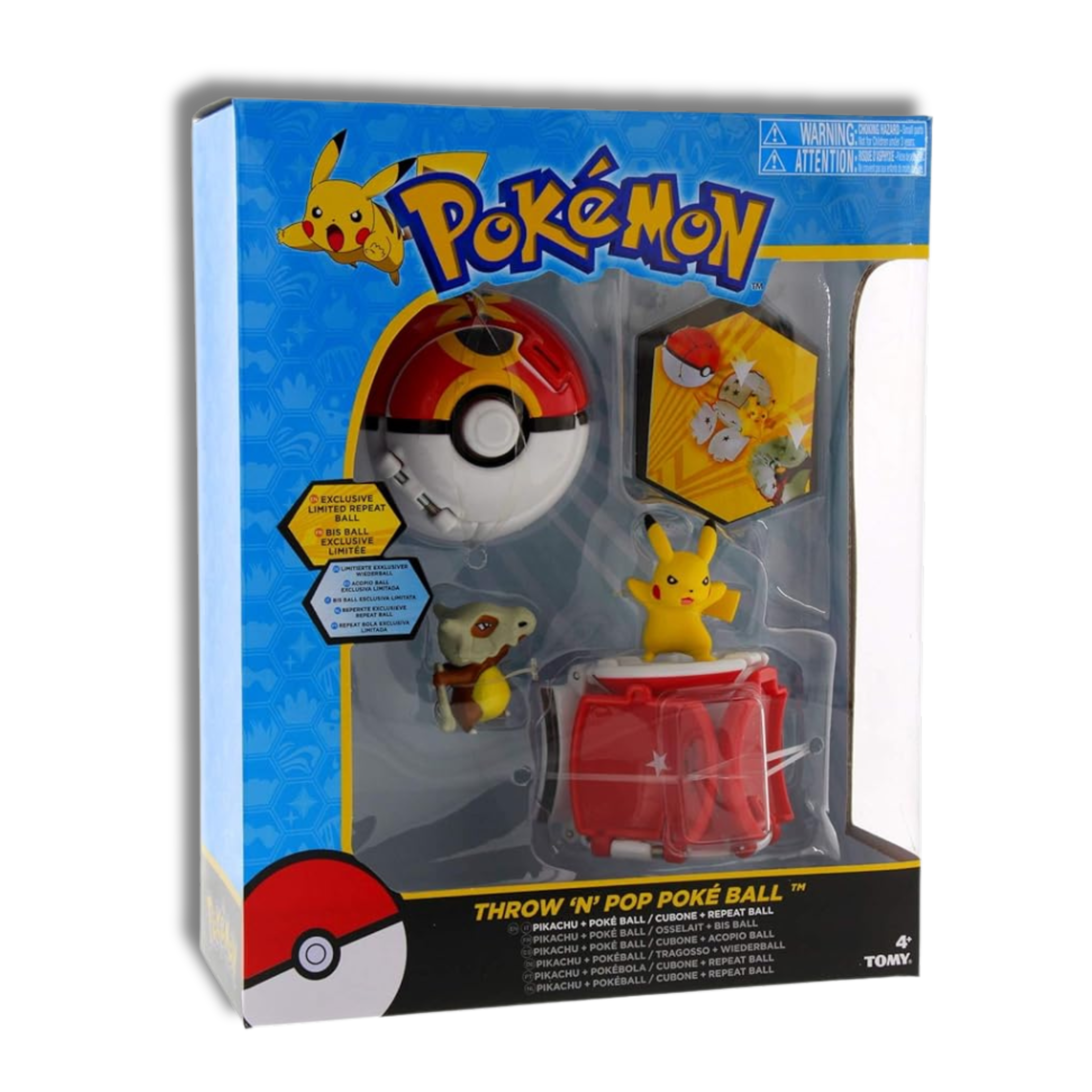 Throw 'n' Pop Pokeball Pikachu & Cubone