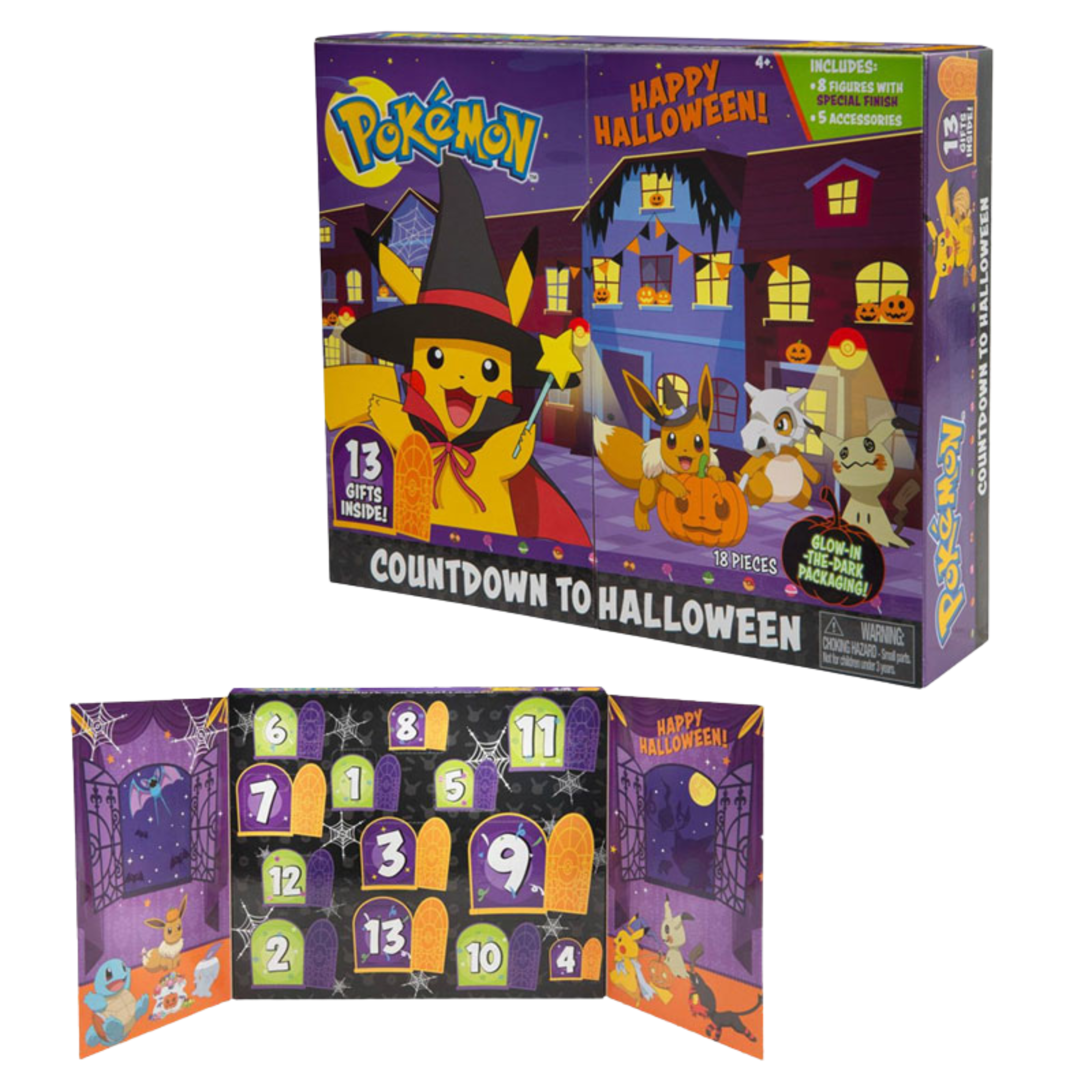 Calendario de Adviento Halloween Pokemon