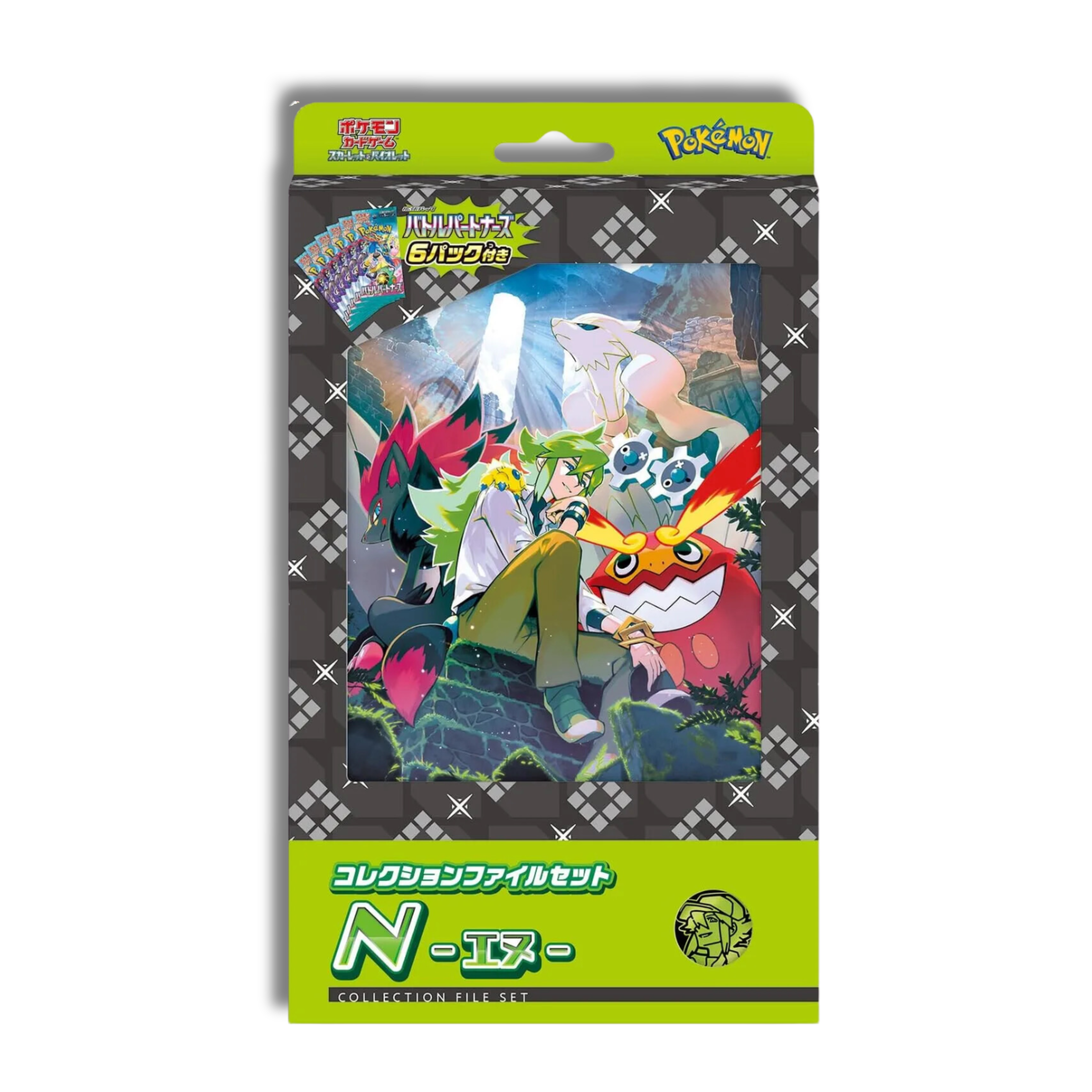 Pokemon N File Collection Battle Partners - Japones