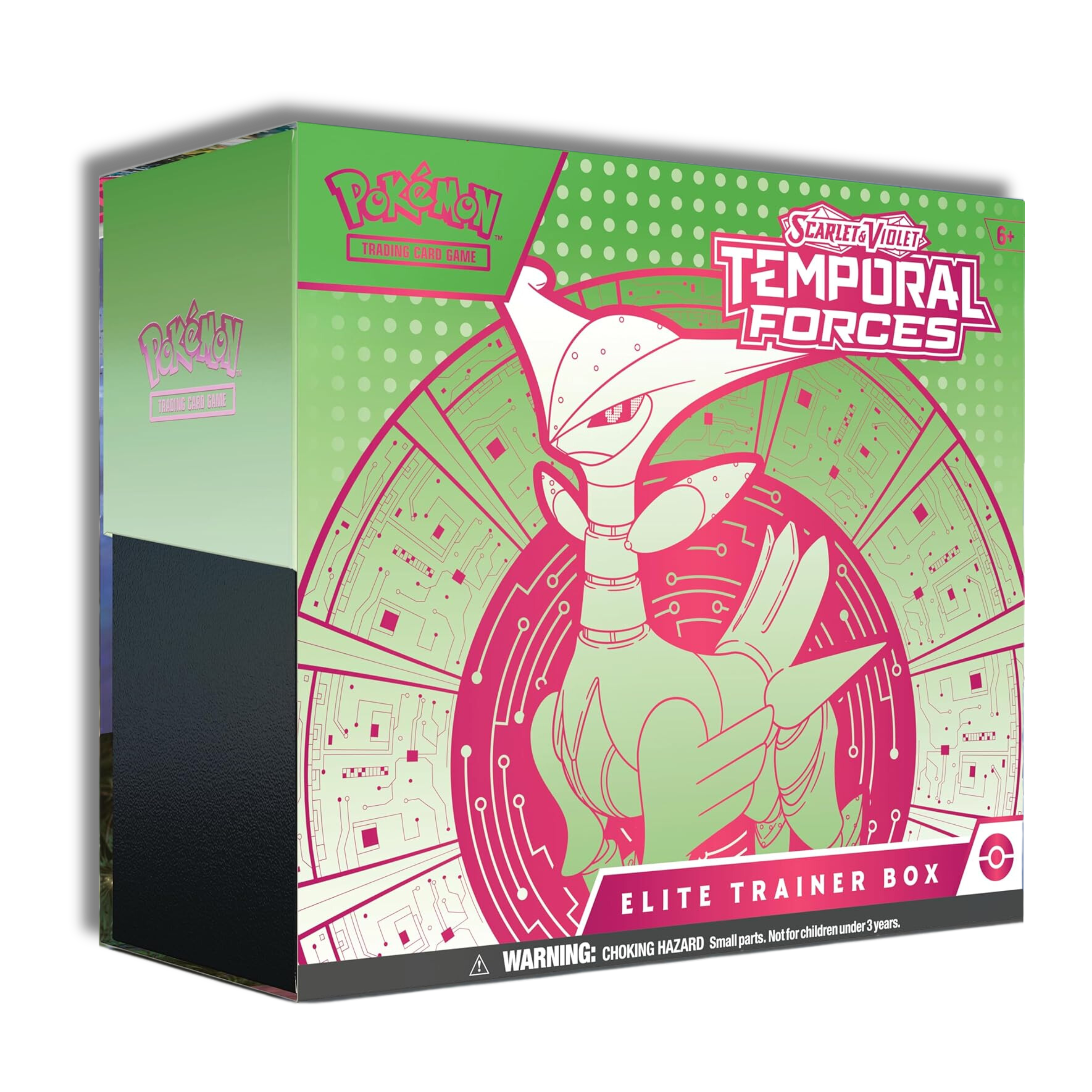 ETB Caja de Entrenador Elite Temporal Forces Iron Leaves - Ingles