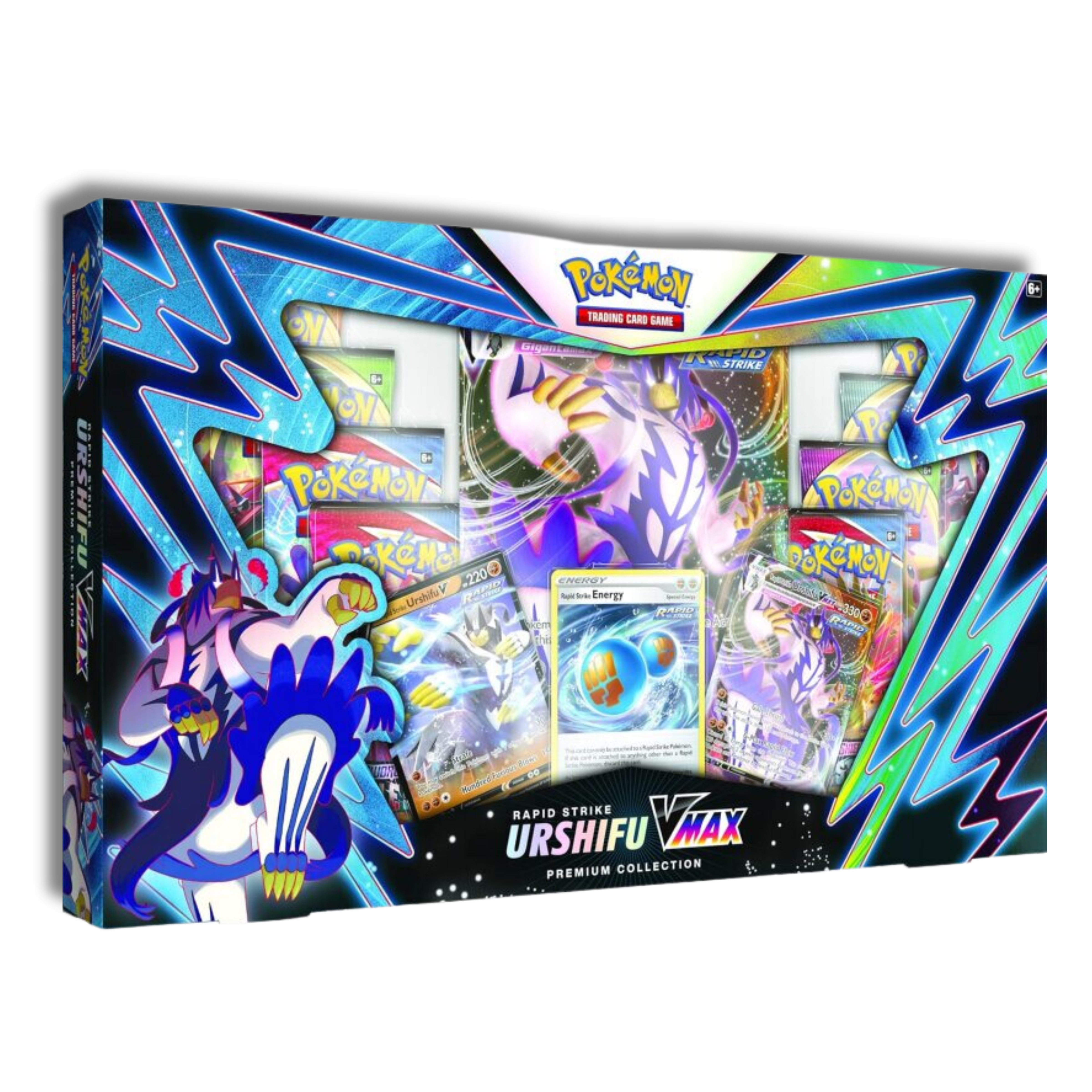 Caja Urshifu VMAX Rapid Strike Premium Collection - Ingles