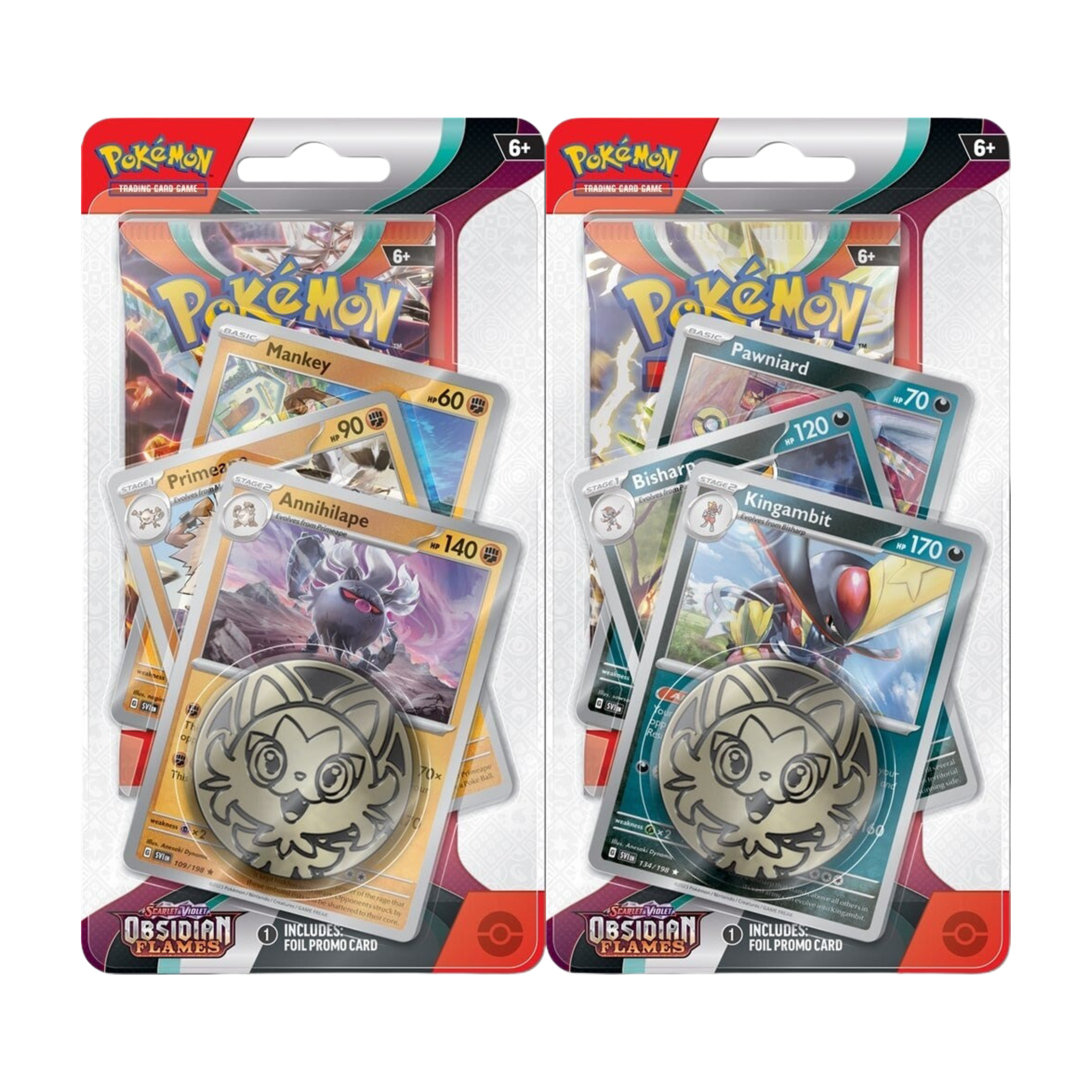 Sobres Pokémon Triple Obsidian Flames en Inglés