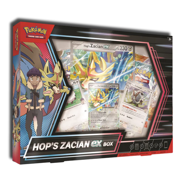 Hop´s Zacian Ex Collection Box - Ingles